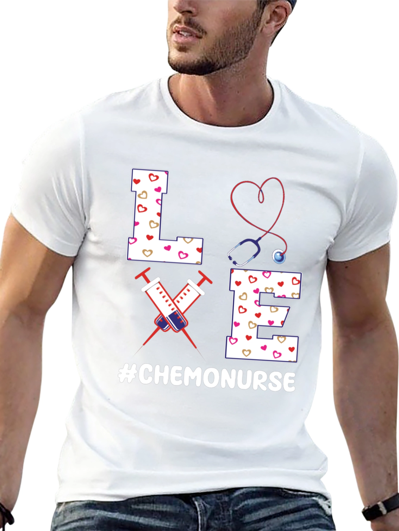Chemo Nurse Love T-Shirt Nurse Appreciation Tee
