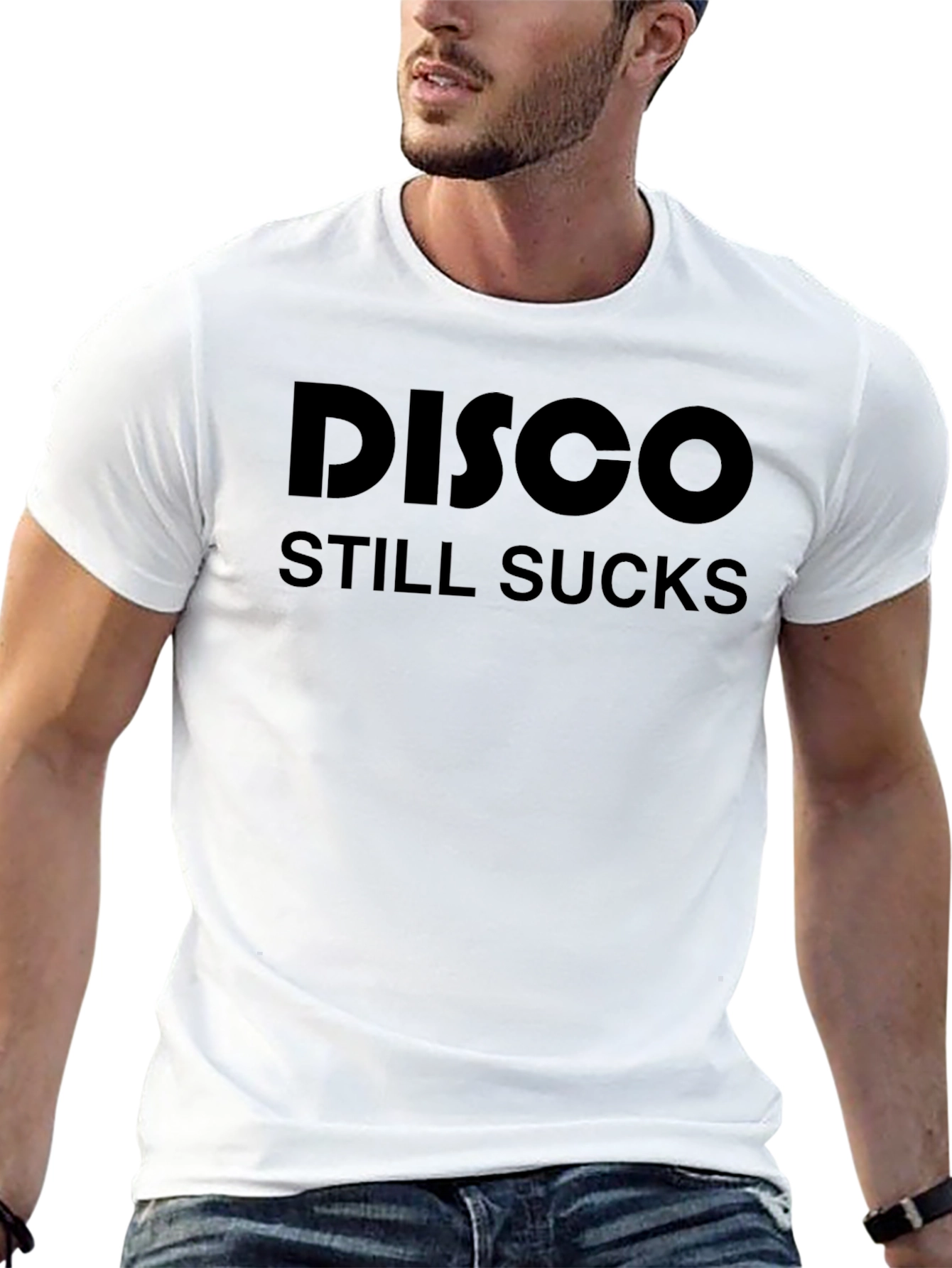 Disco Still Sucks T-Shirt - Black Graphic Tee