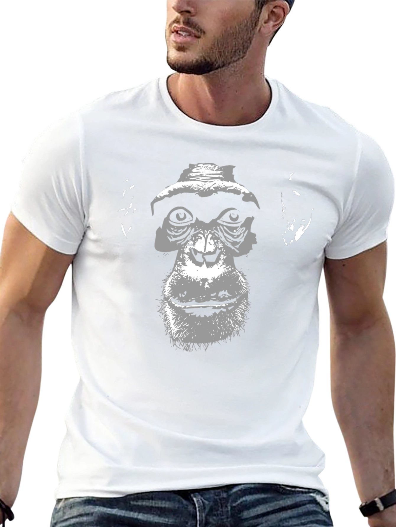 Cool Monkey Graphic T-Shirt