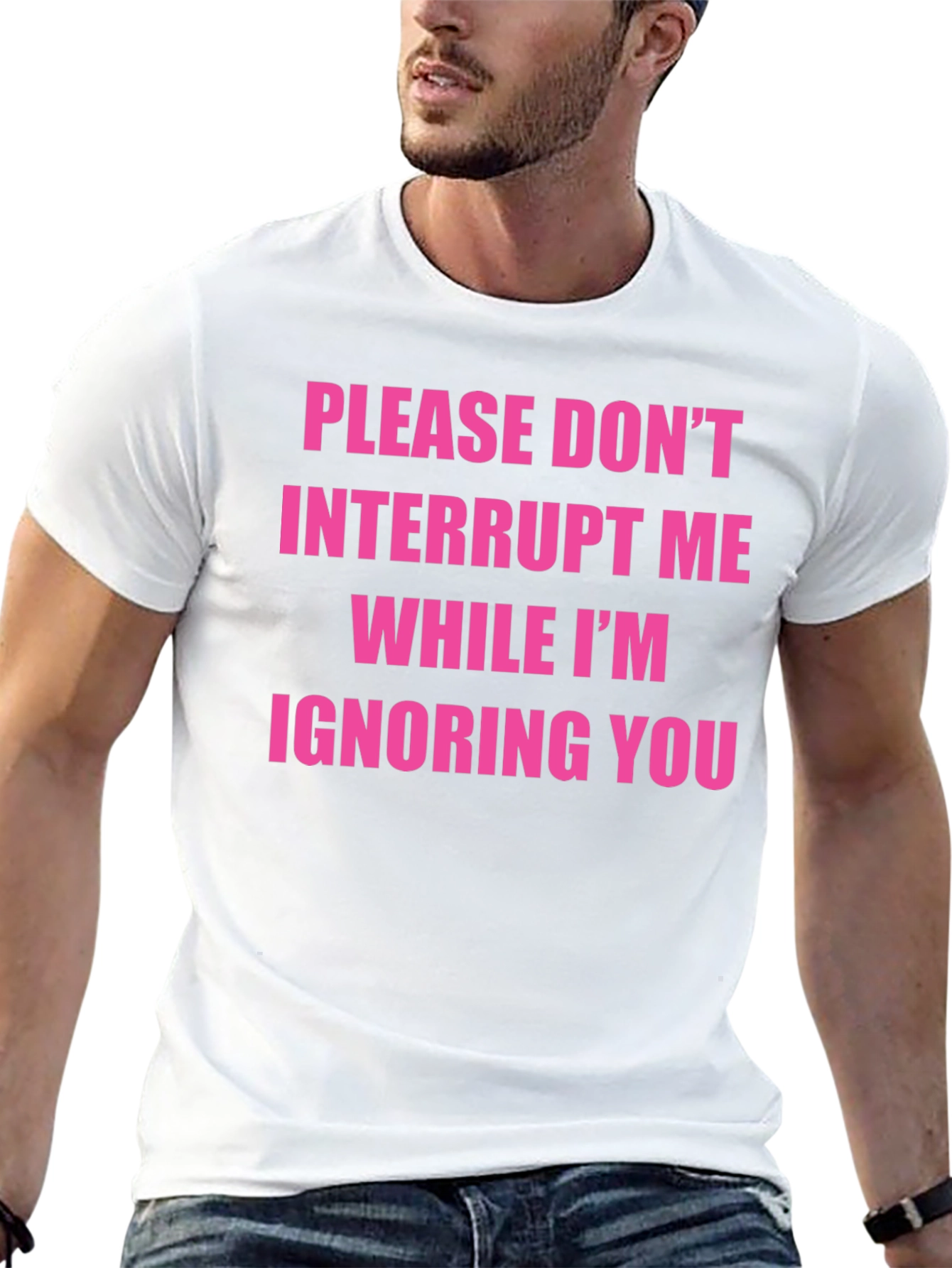 Funny Sarcastic Graphic Tee - Ignore You