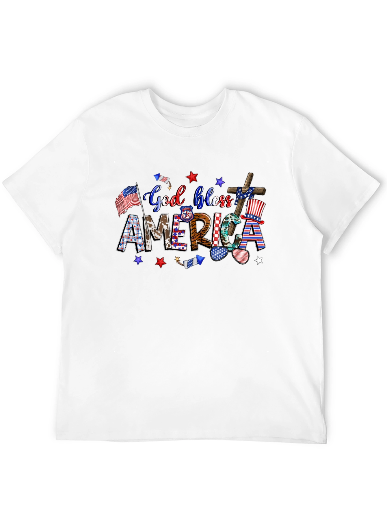 God Bless America Patriotic T-Shirt