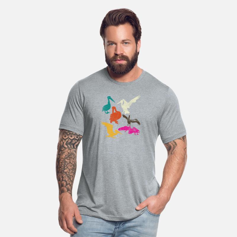 Retro Pelican Grunge