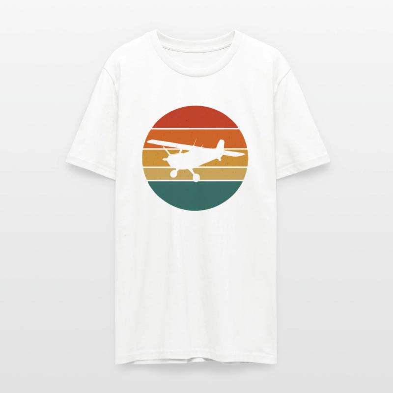 Retro Plane – Sunset Aviation Style