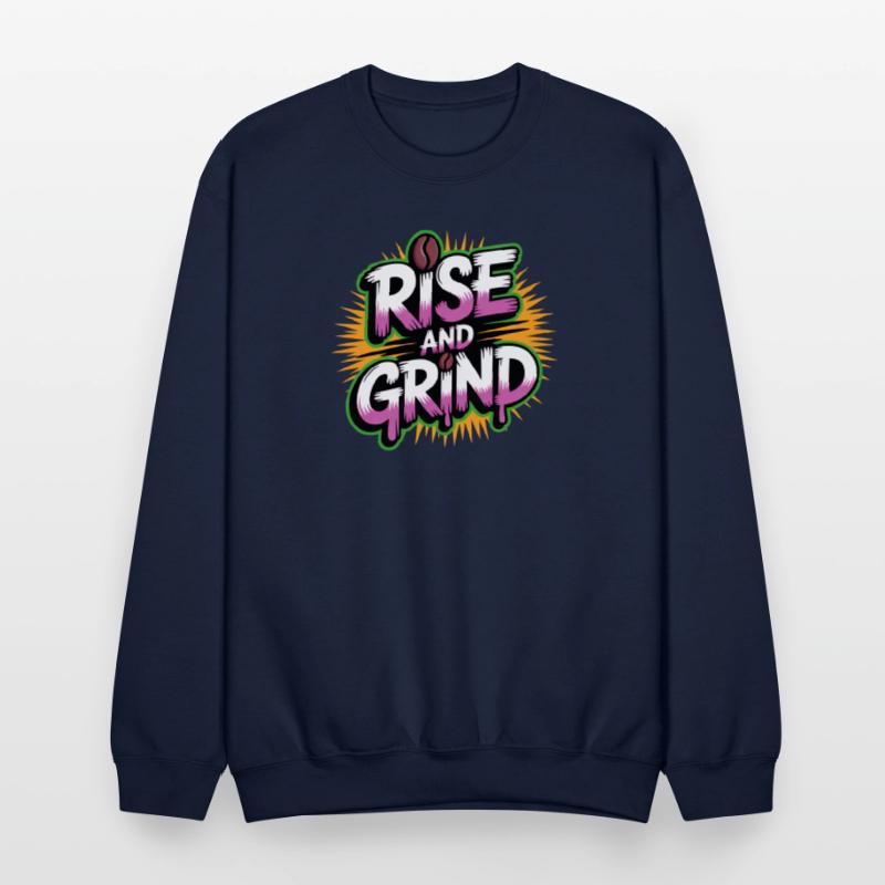 Rise and Grind Coffee Motivational Tee