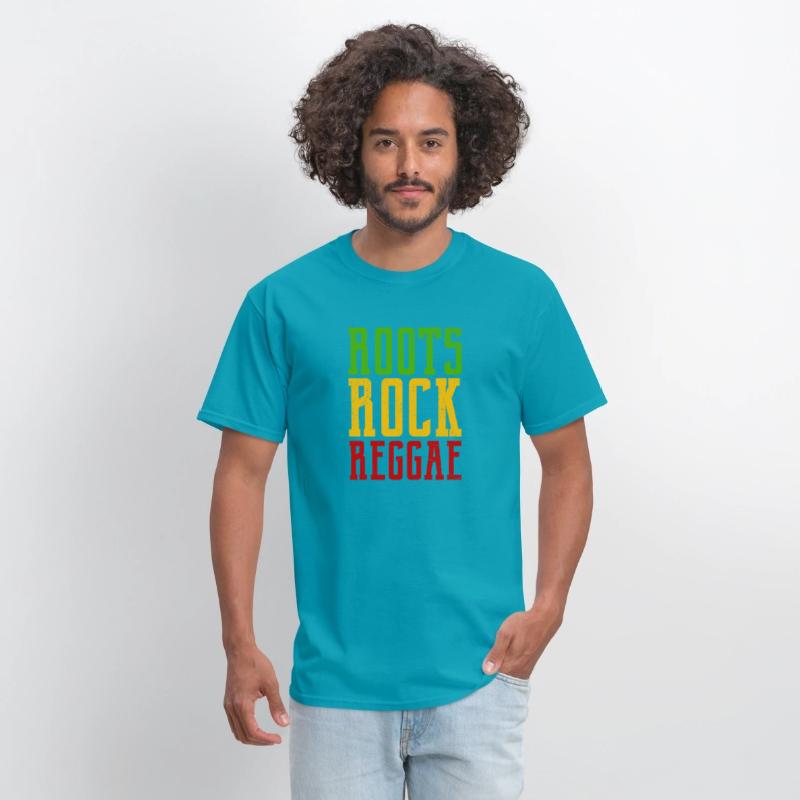 Roots Rock Reggae Typography Rasta Colors Reggae