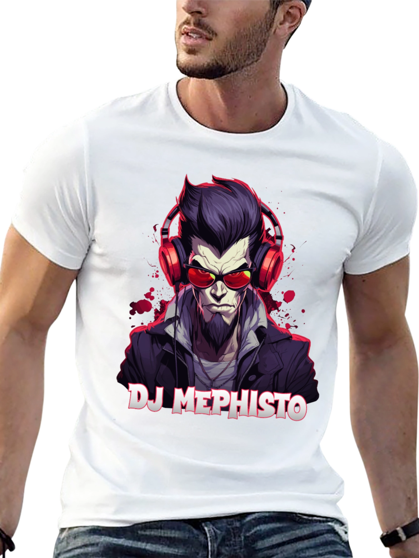 DJ Mephisto Graphic Tee - Black