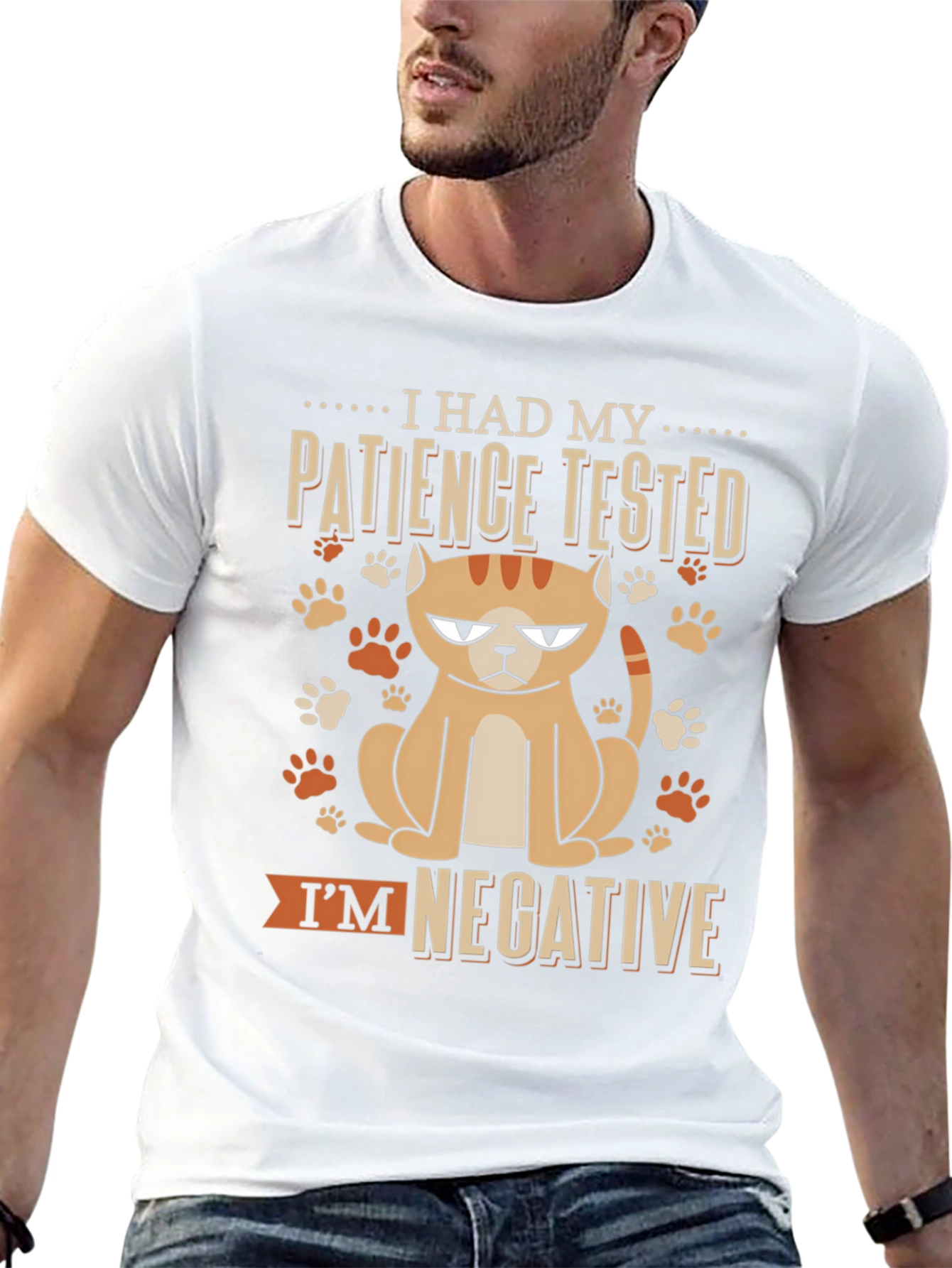 Patience Tested Cat Graphic Tee