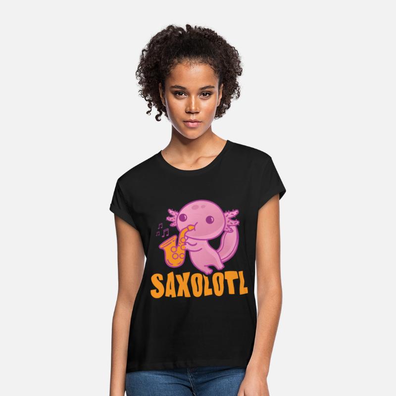 Saxolotl Funny Saxophone Player For Jazz Musician