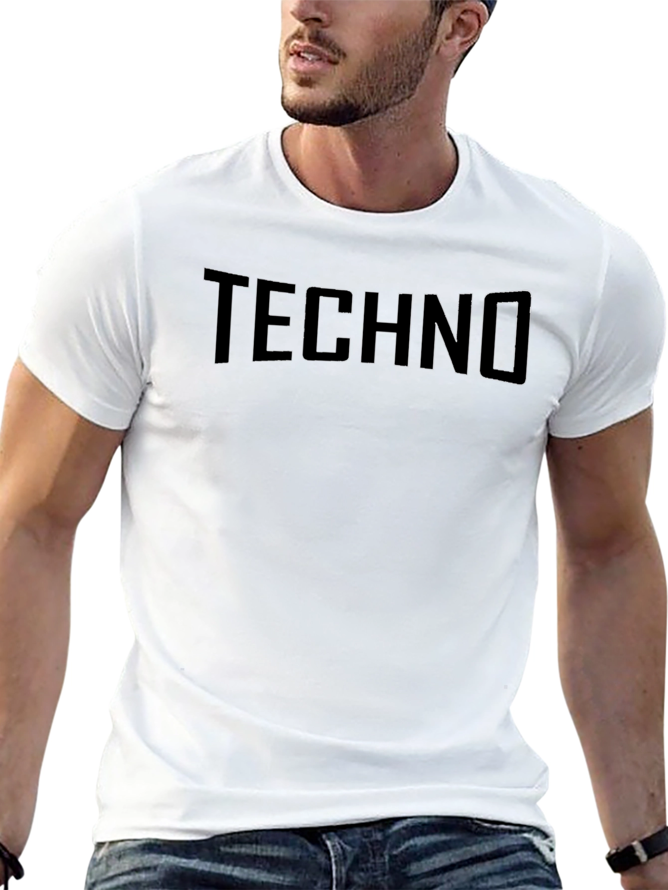 Techno Graphic Black T-Shirt