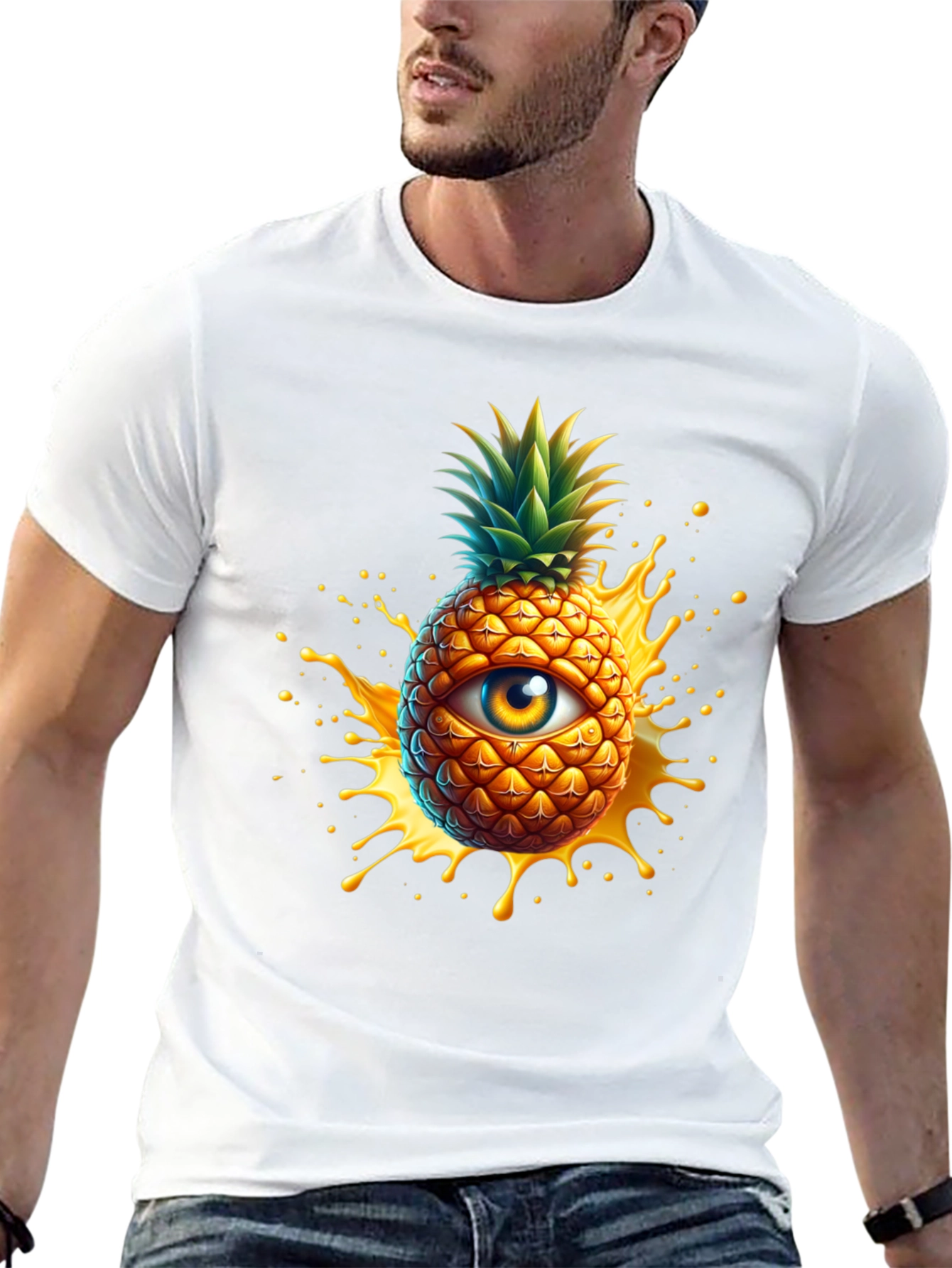 Pineapple Eye Graphic T-Shirt