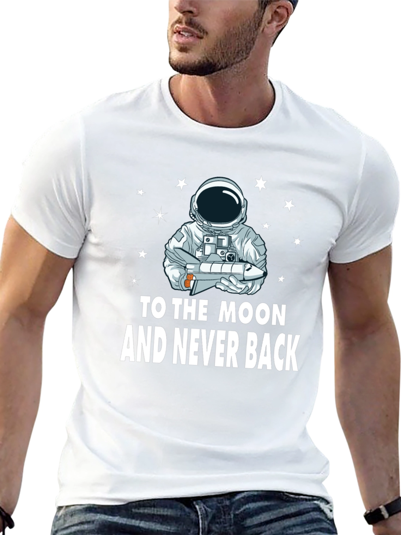 To The Moon and Never Back Tee