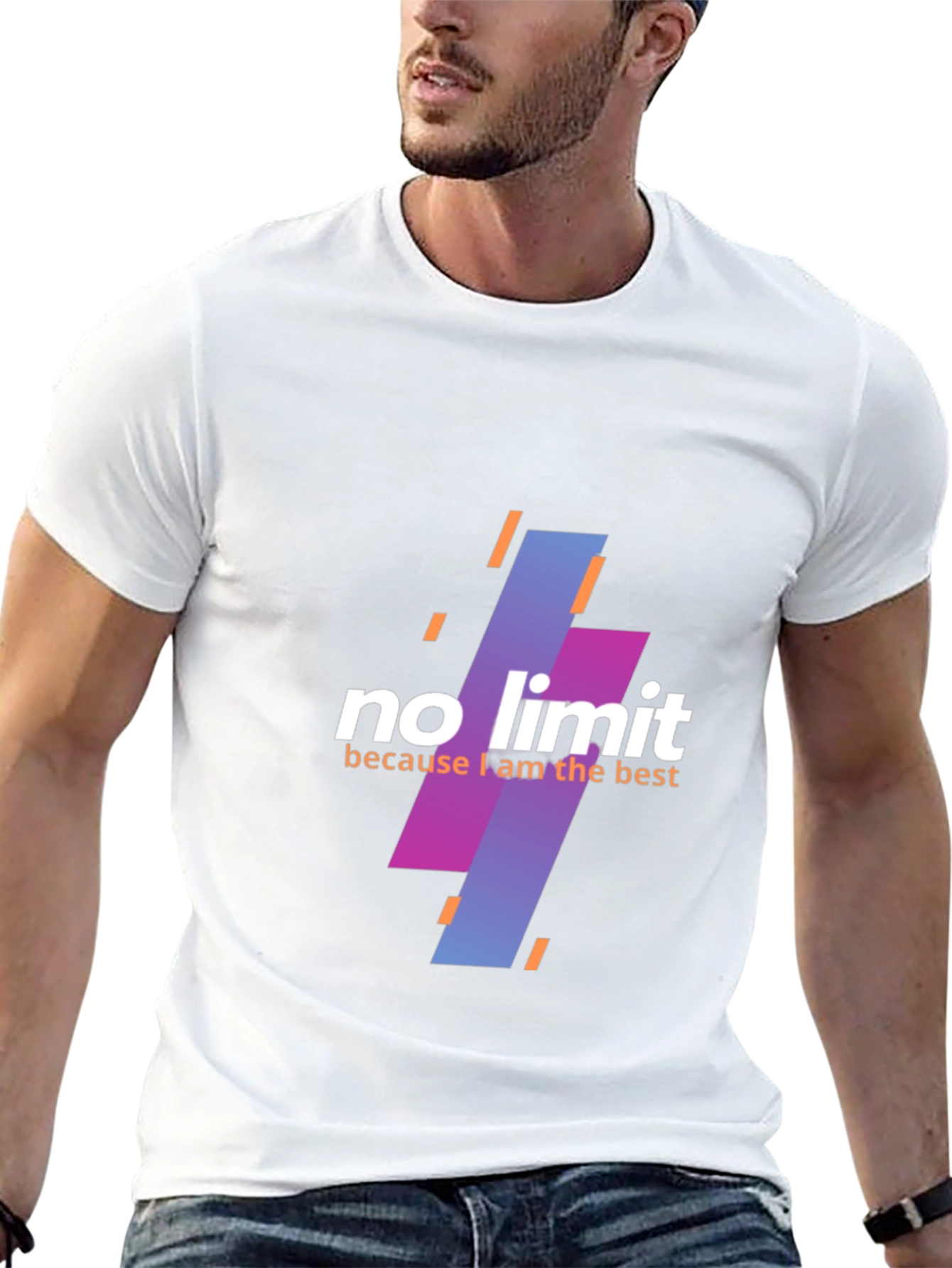 No Limit Graphic Tee - Best Quality Cotton T-Shirt