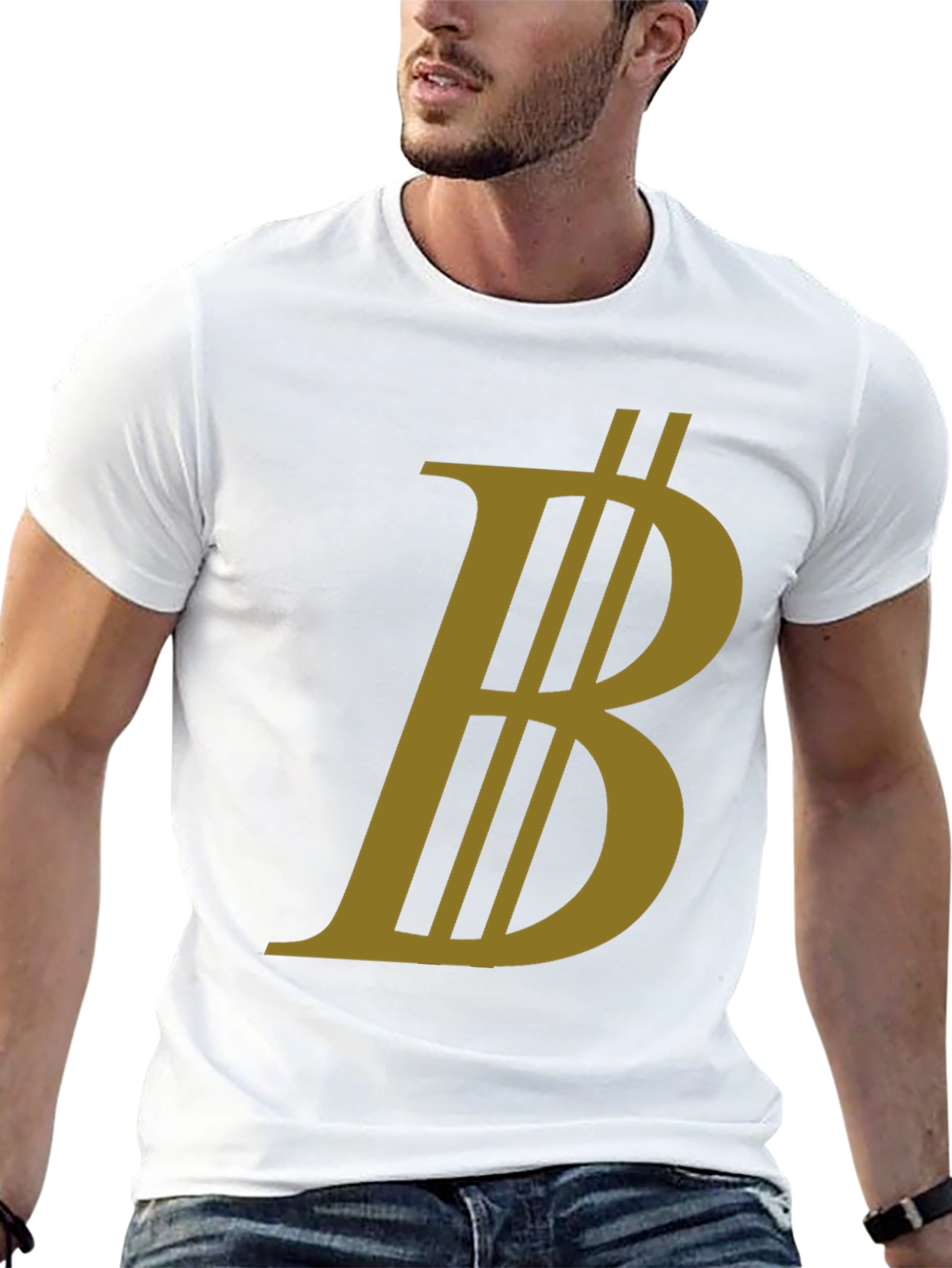 Bitcoin Logo Tee - Crypto Currency Black T-Shirt