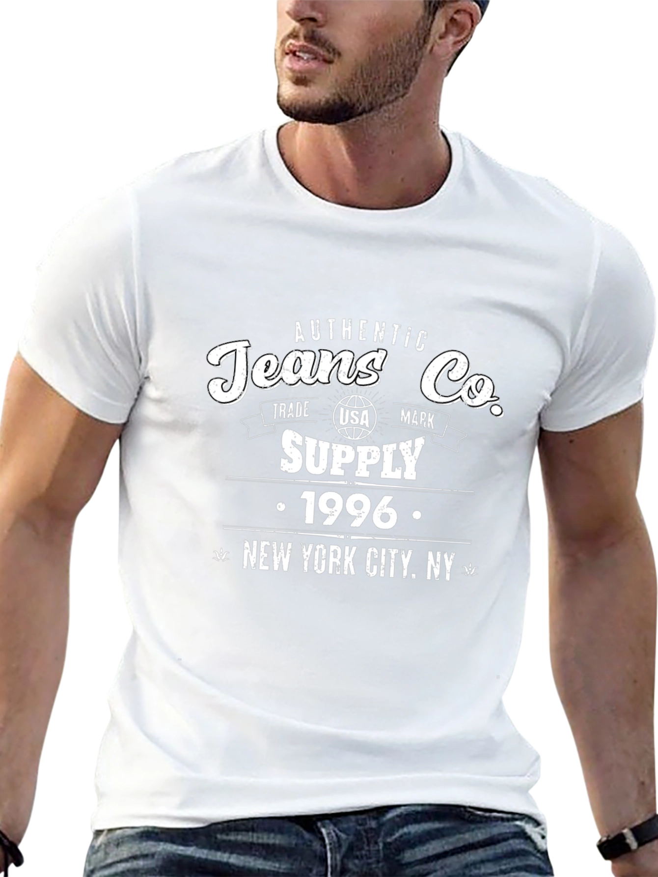 Authentic Jeans Co. Black T-Shirt