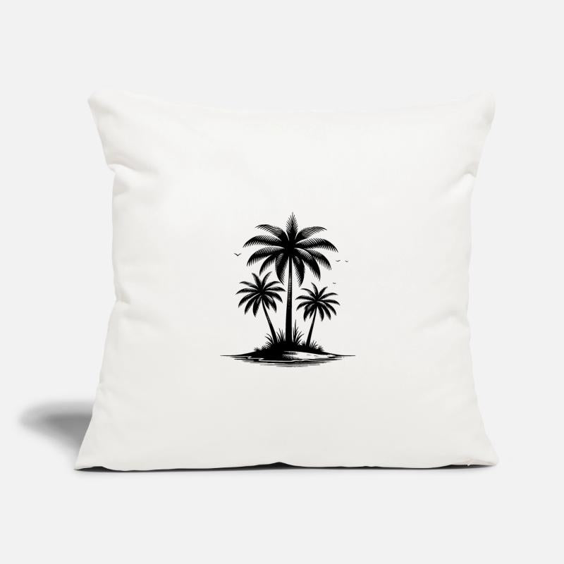 Tropical Beach With Palm Trees