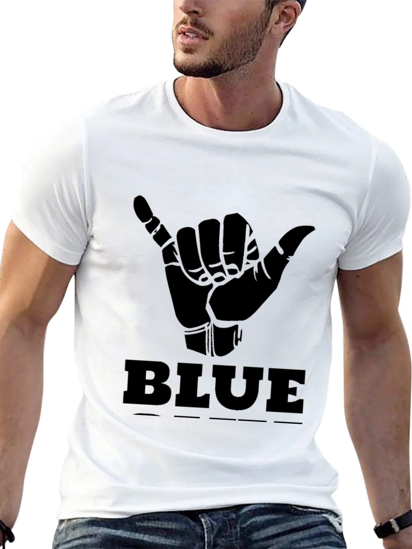 Hang Loose T-Shirt - BLUE Graphic Tee