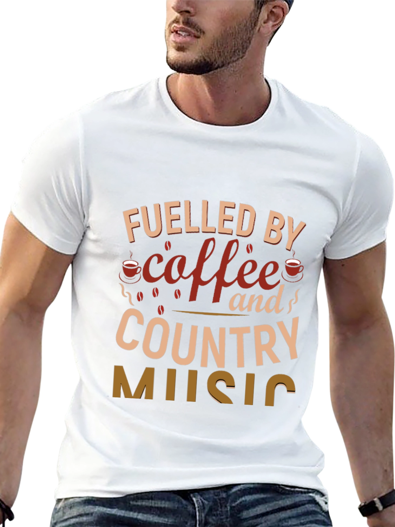 Coffee & Country Music Graphic Tee