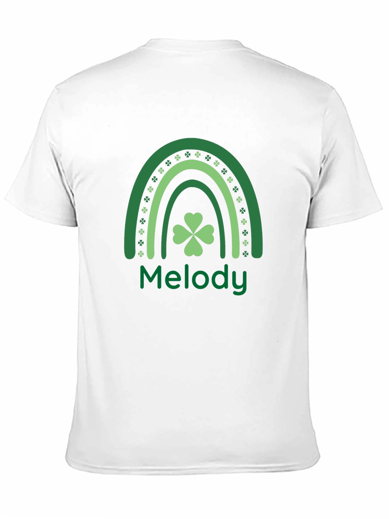 Melody St. Patricks Day Rainbow Clover T-Shirt