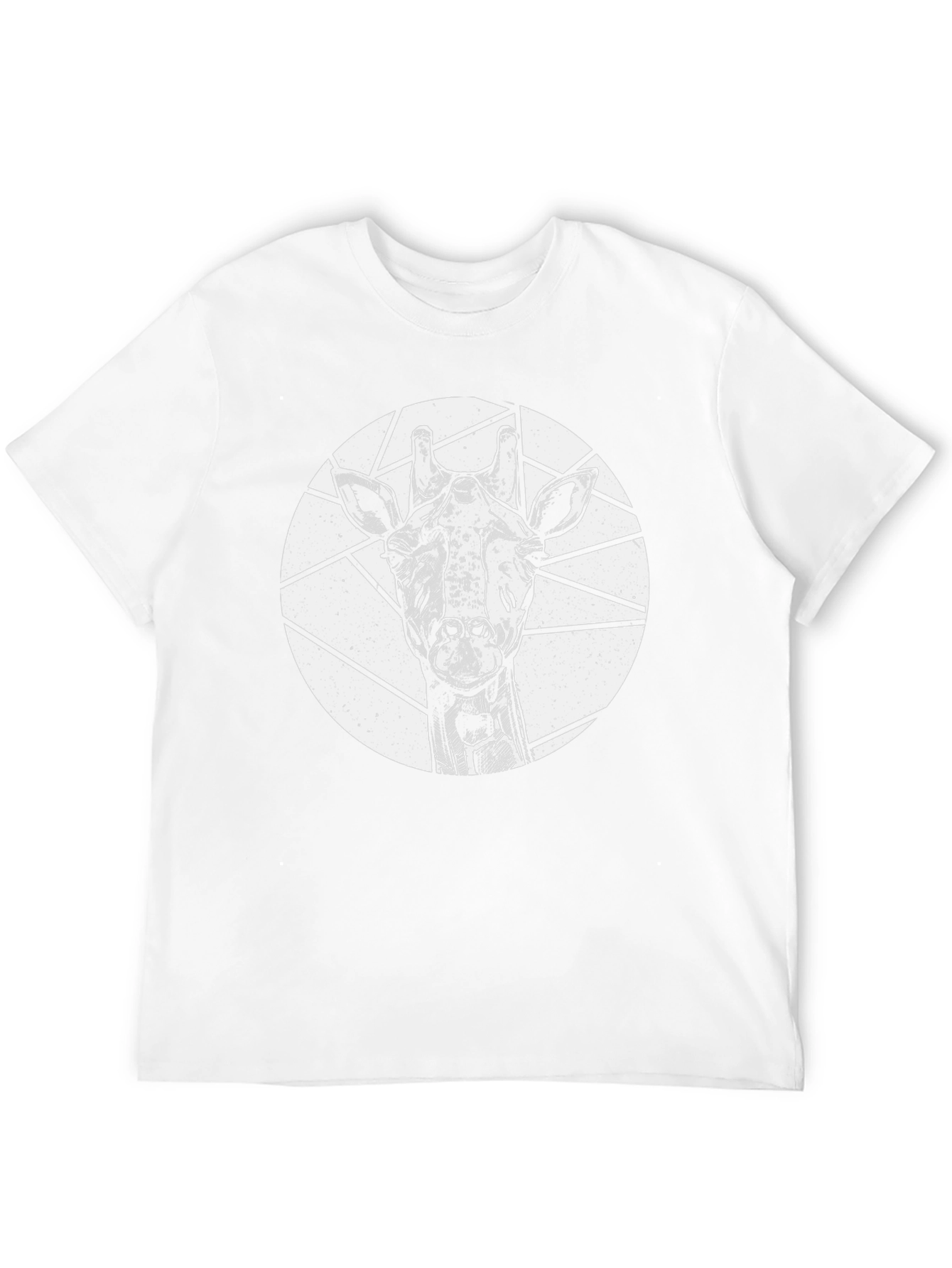 Giraffe Graphic Tee - Unique Black Shirt