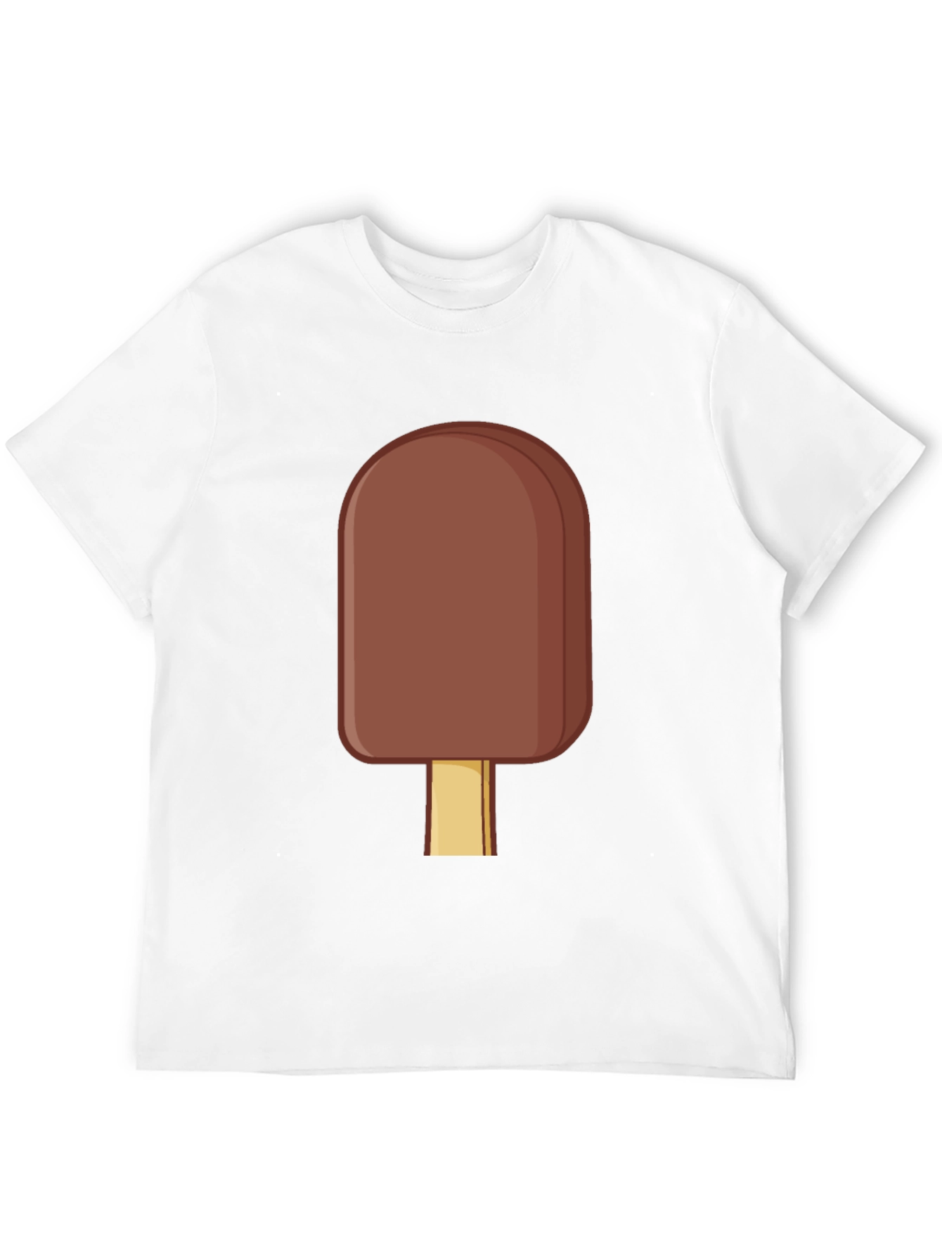 Chocolate Popsicle Graphic Tee - Novelty T-Shirt