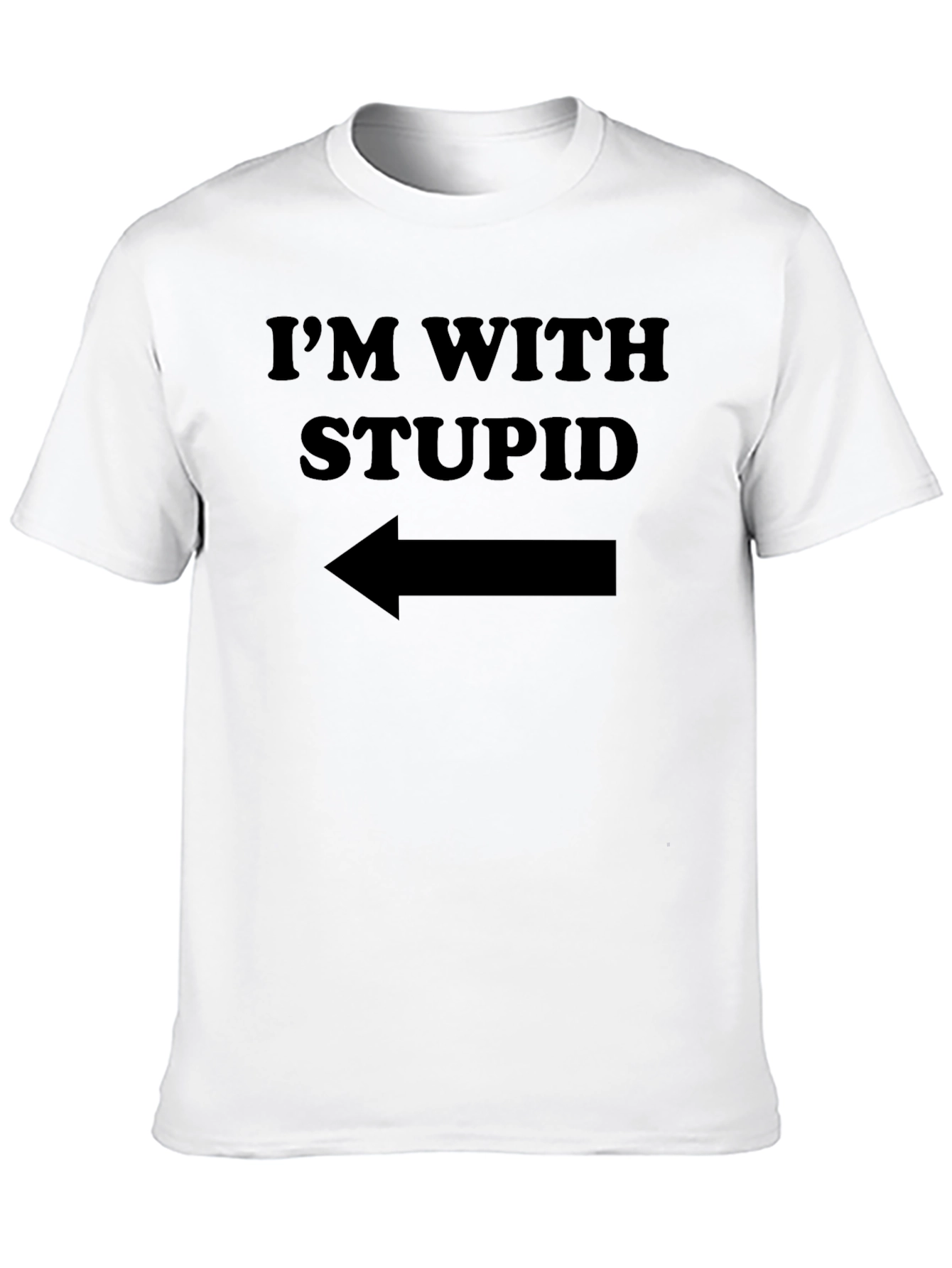 Im With Stupid T-Shirt - Novelty Humor Tee
