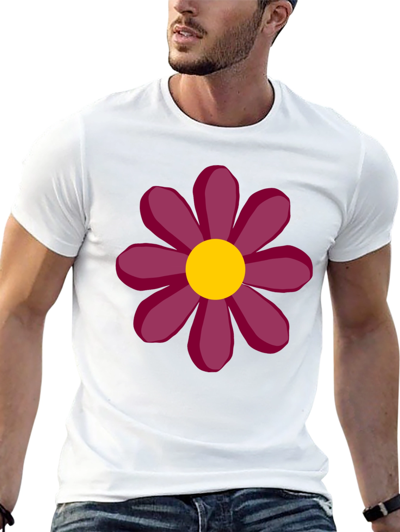 Floral Graphic Tee - Casual Style