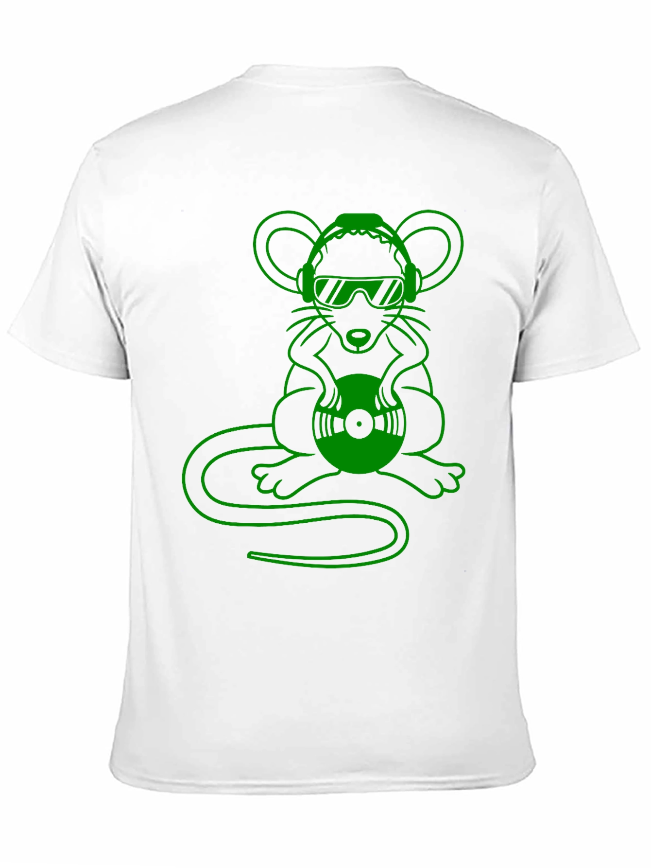 DJ Mouse Graphic Tee - Cool Black T-Shirt