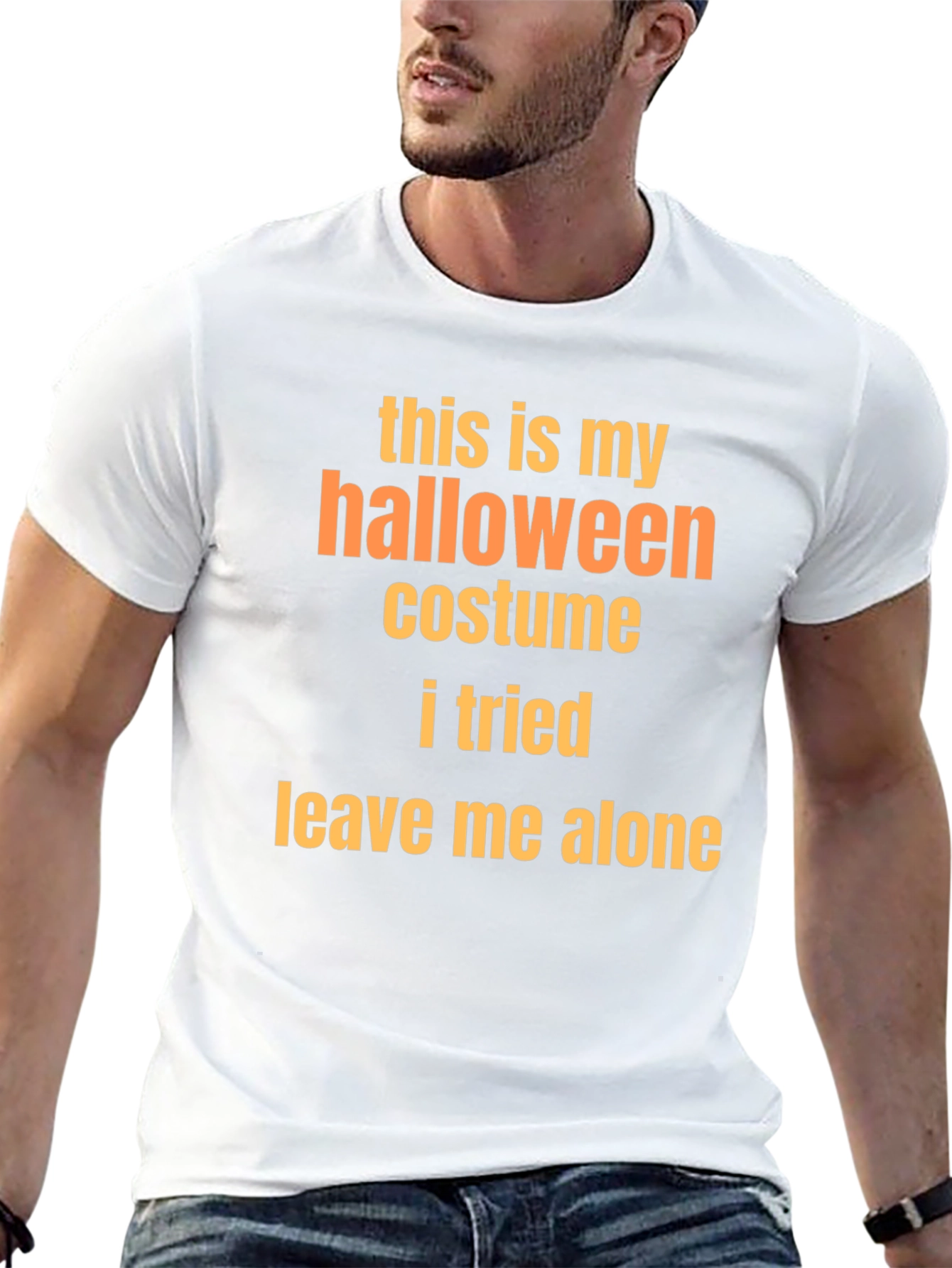 Funny Halloween Costume T-Shirt - Leave Me Alone