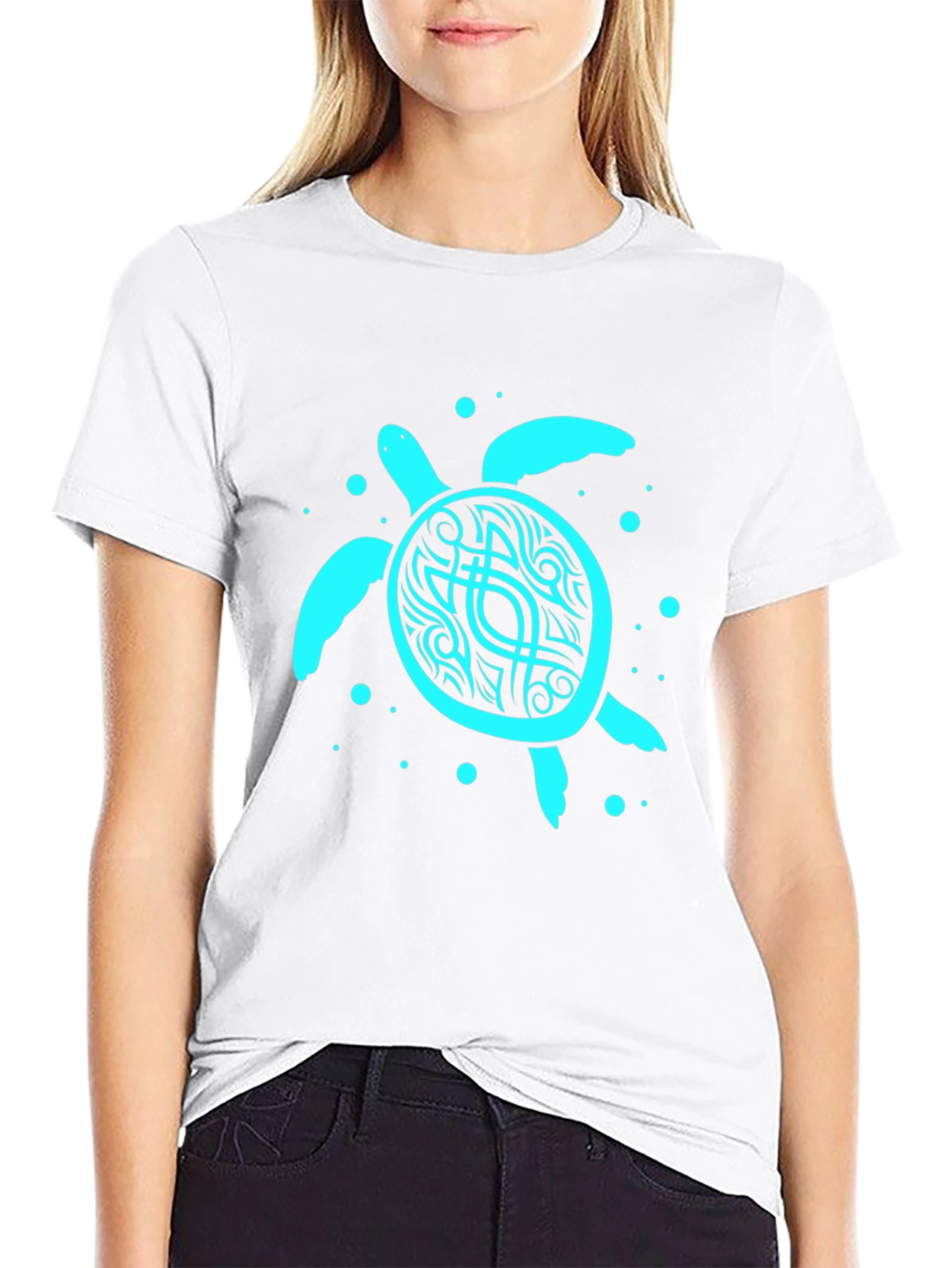 Mens Turtle Graphic Tee - Black