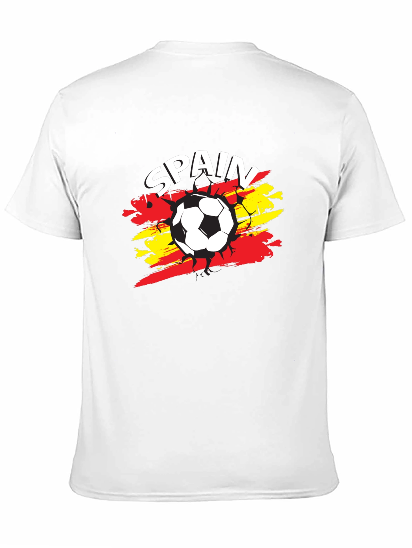Spain Soccer T-Shirt - Black