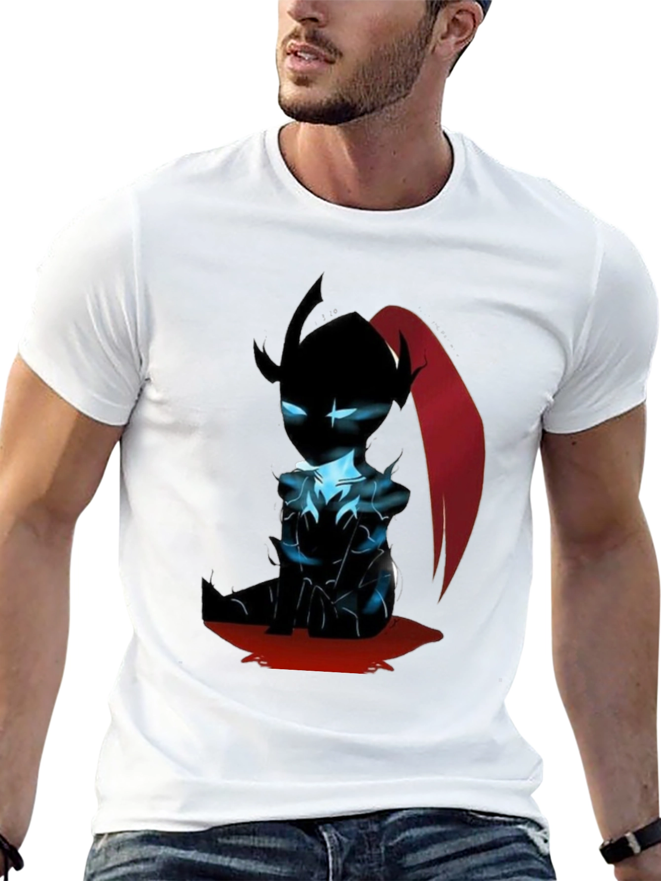 Anime Character Black T-Shirt