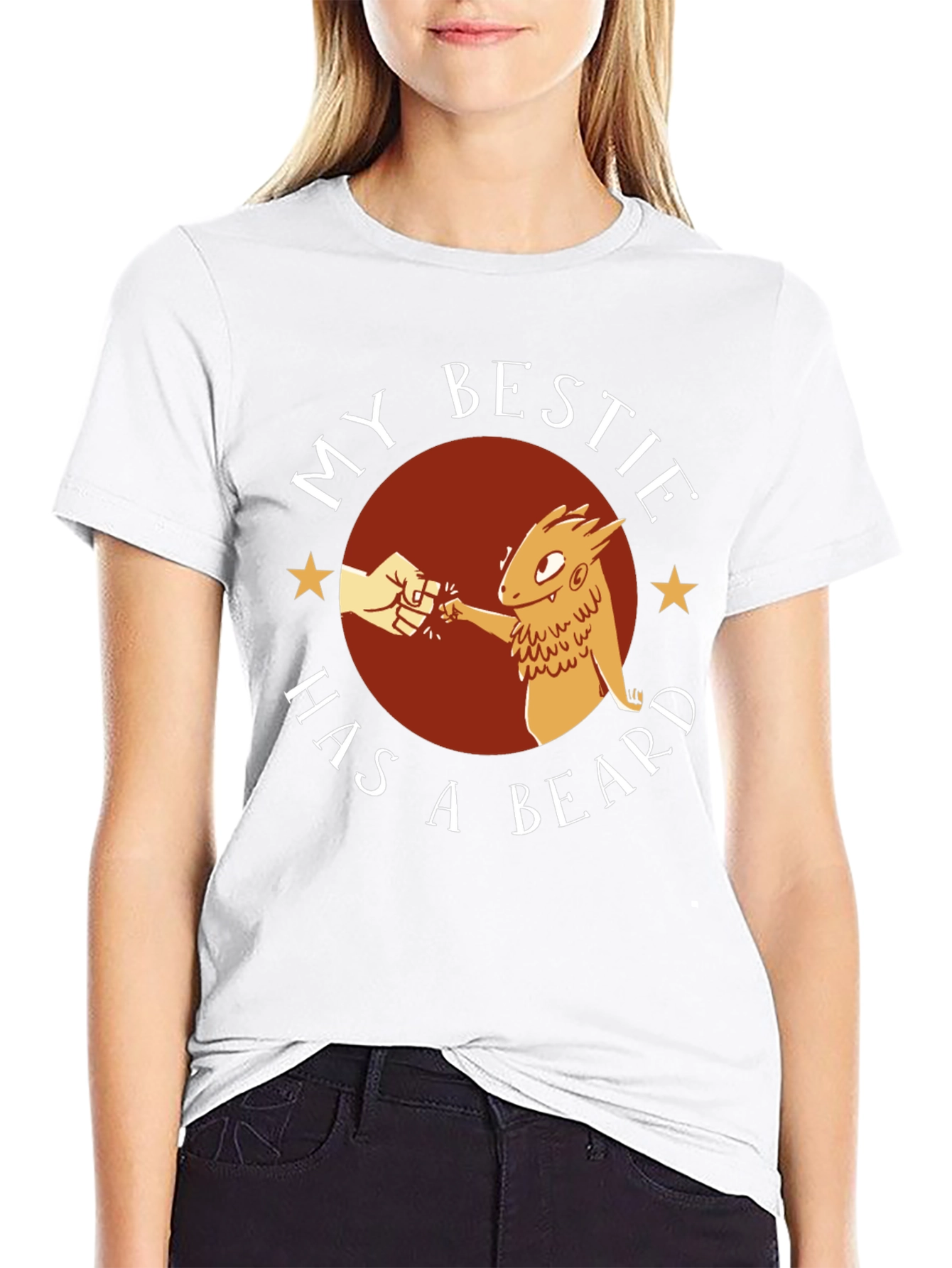 My Bestie Has A Beard Graphic Tee