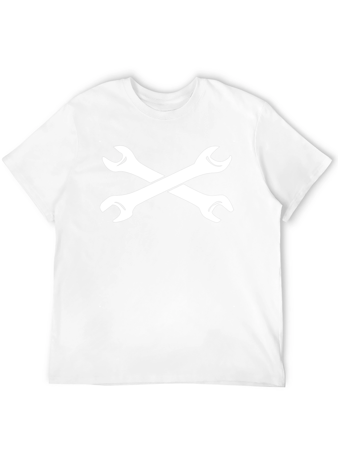 Crossed Wrenches Black Graphic Tee