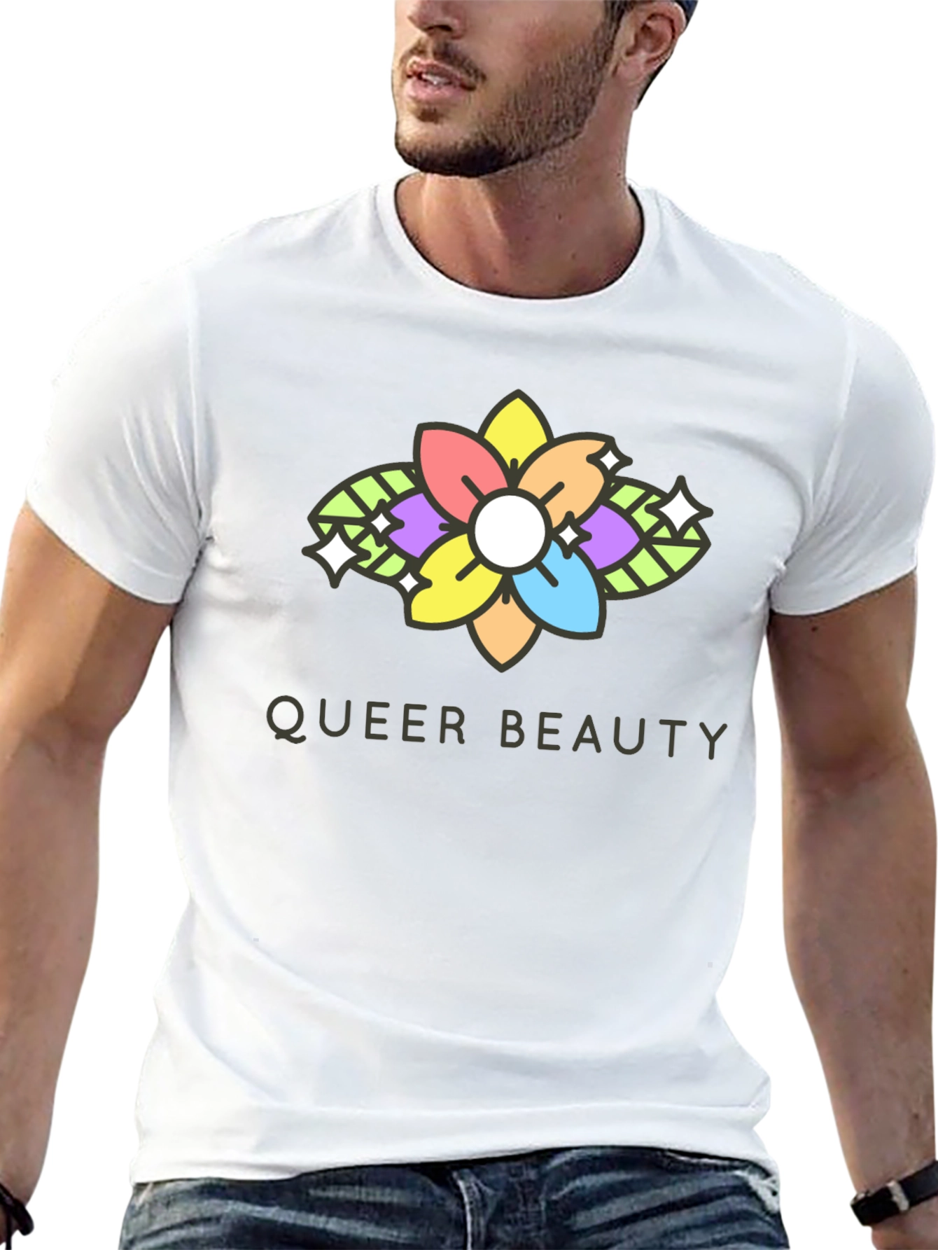 Queer Beauty T-Shirt - Graphic Tee Pride Apparel