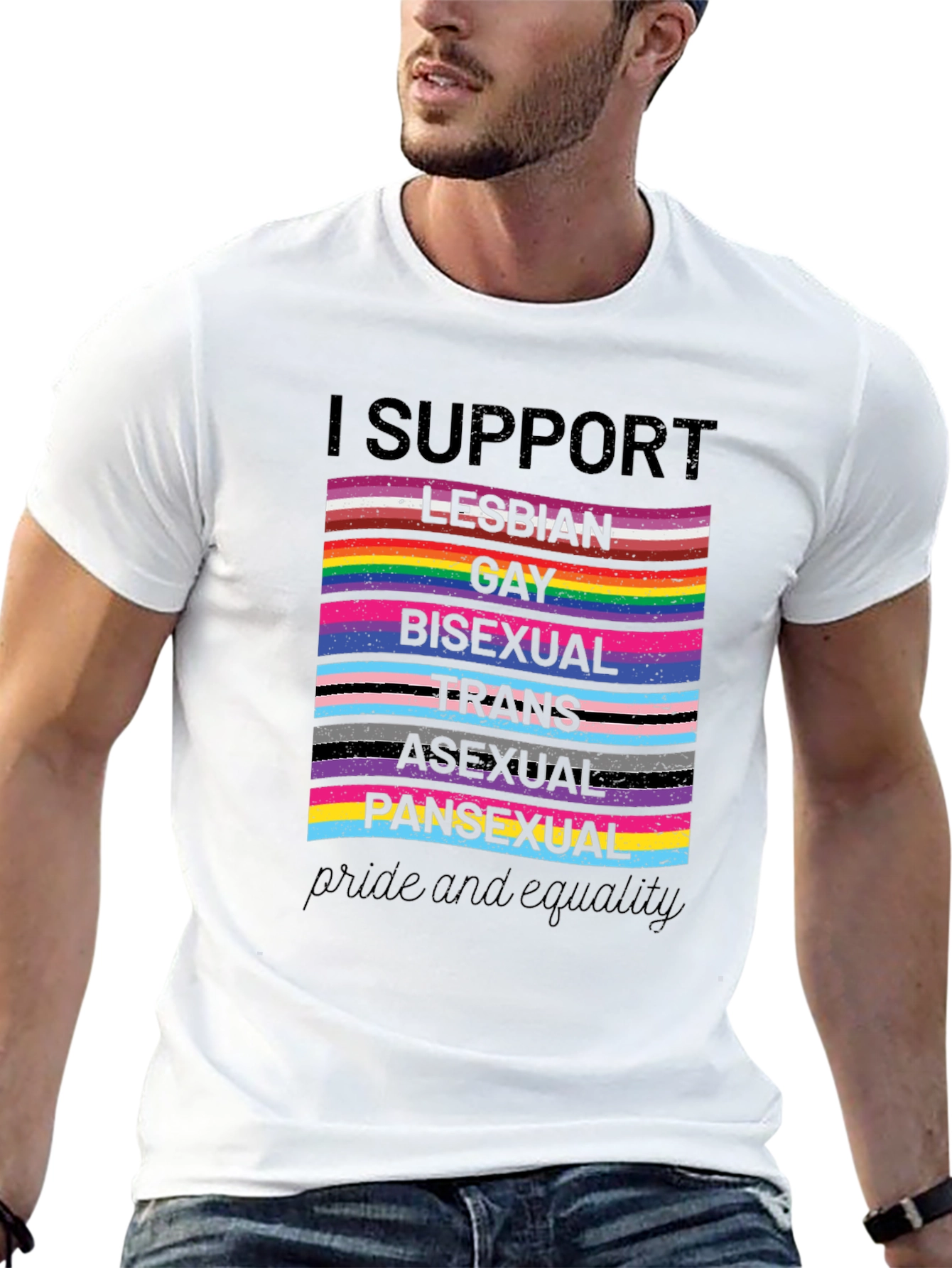 Pride and Equality Support LGBTQ+ T-Shirt