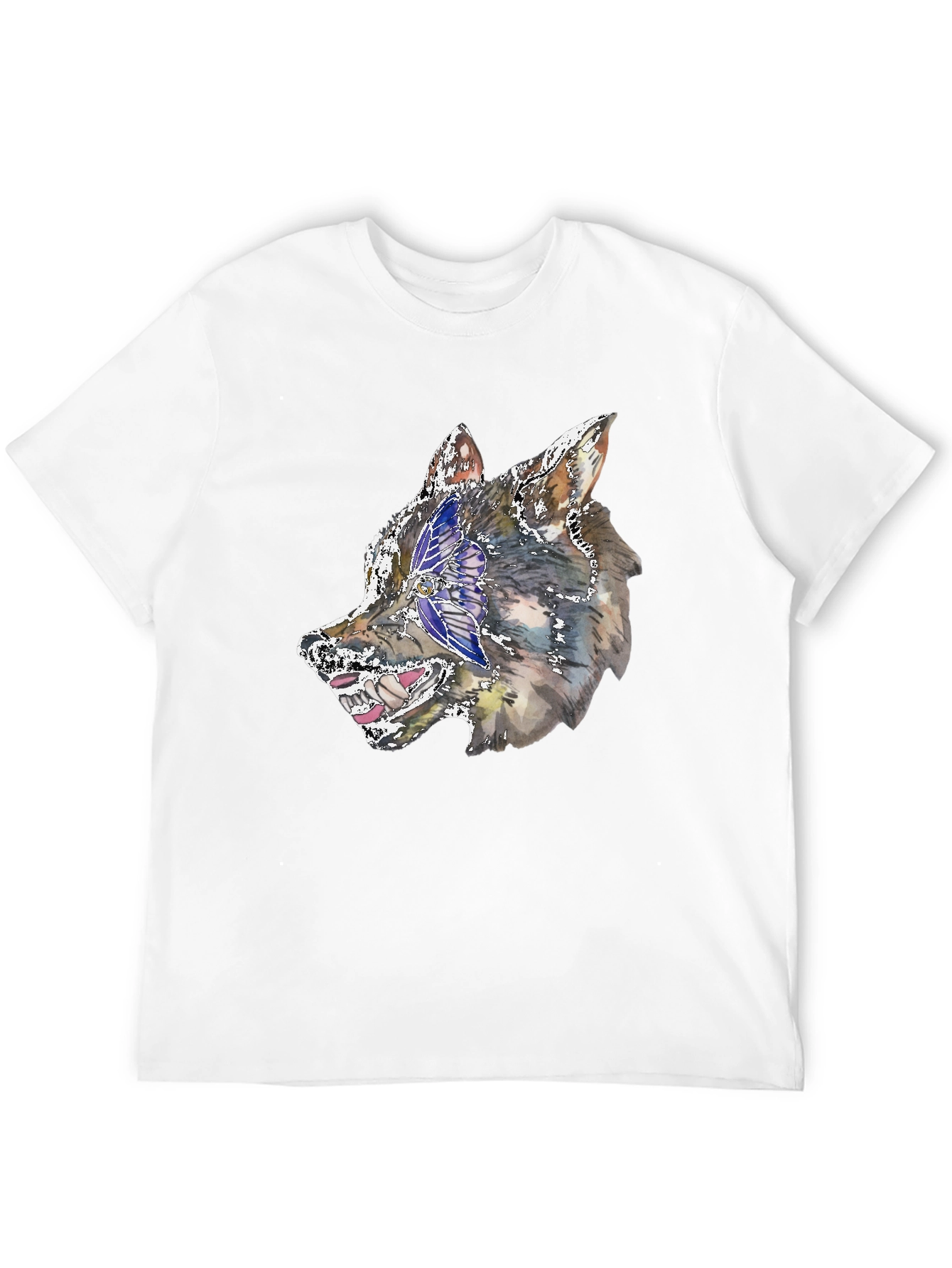 Wolf Graphic Black T-Shirt