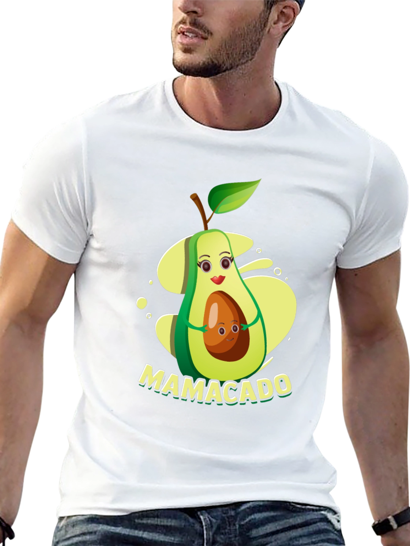 Mamacado T-Shirt - Avocado Mama & Baby Graphic Tee
