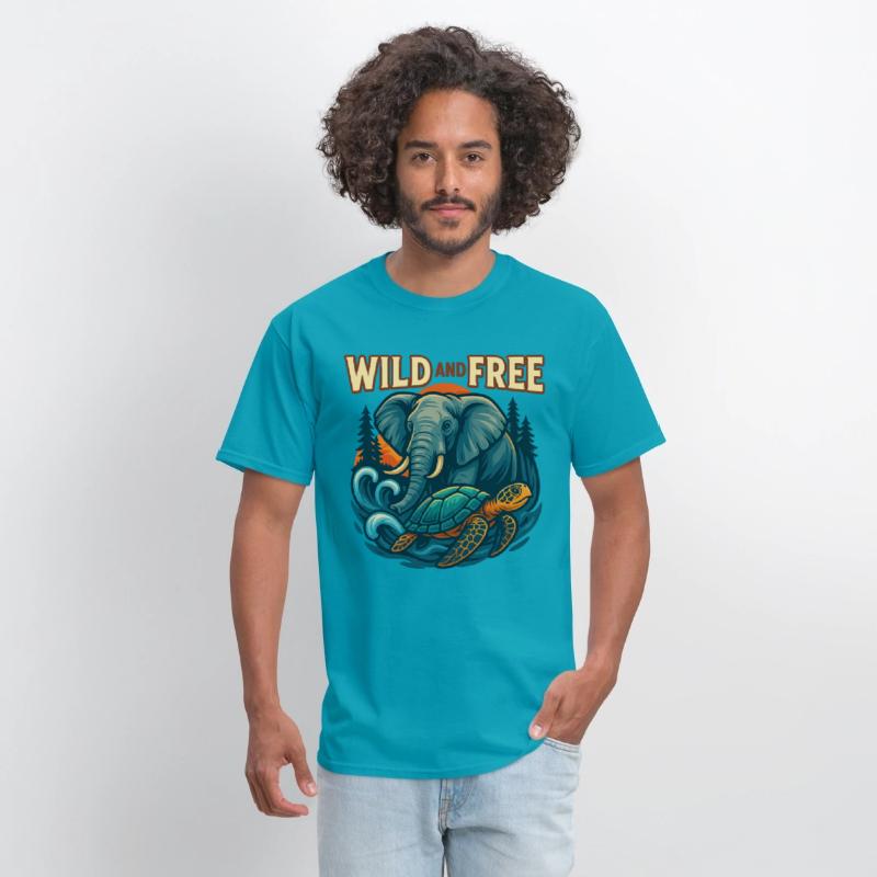 Wild and Free Unique Tee Concept