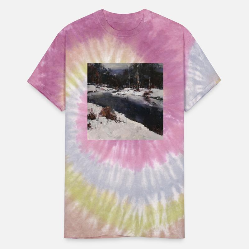 Winter Creek In Snow Oils