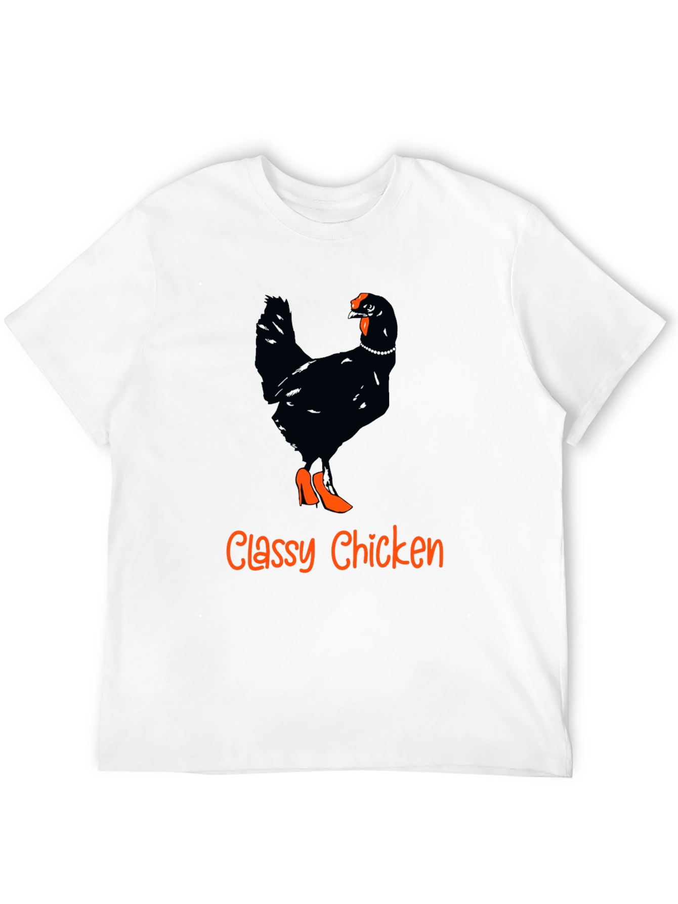 Classy Chicken Graphic Tee - Fun Animal Humor
