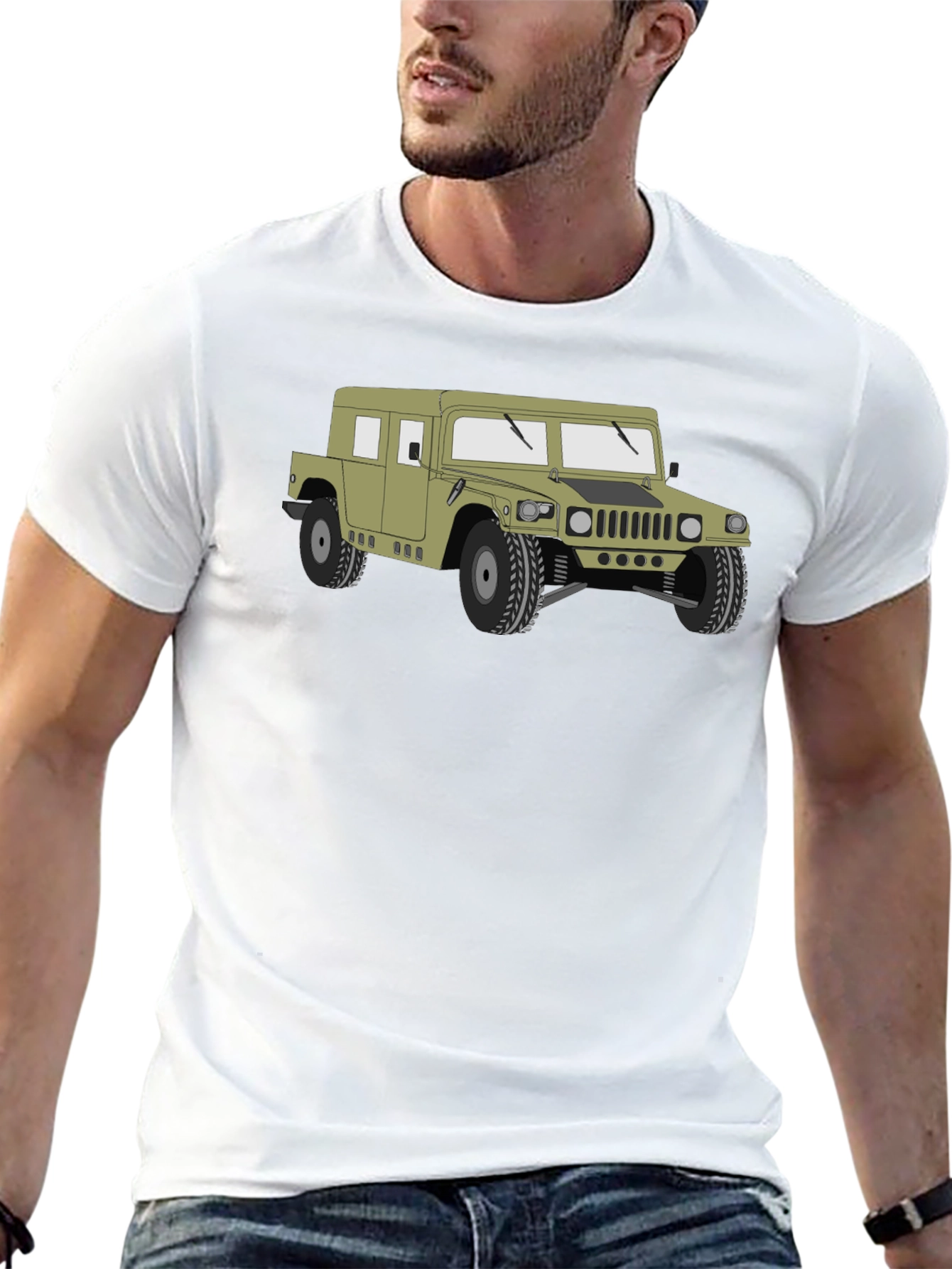 Humvee Graphic Tee - Military Vehicle T-Shirt
