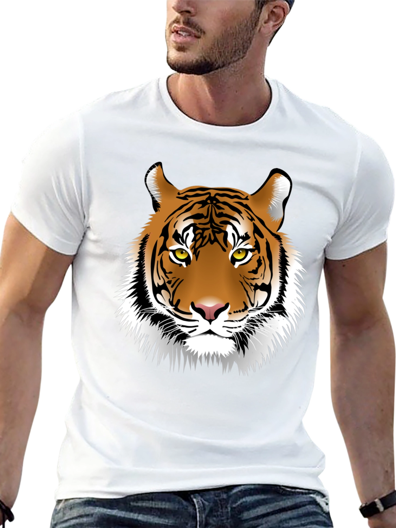 Tiger Graphic Tee - Black