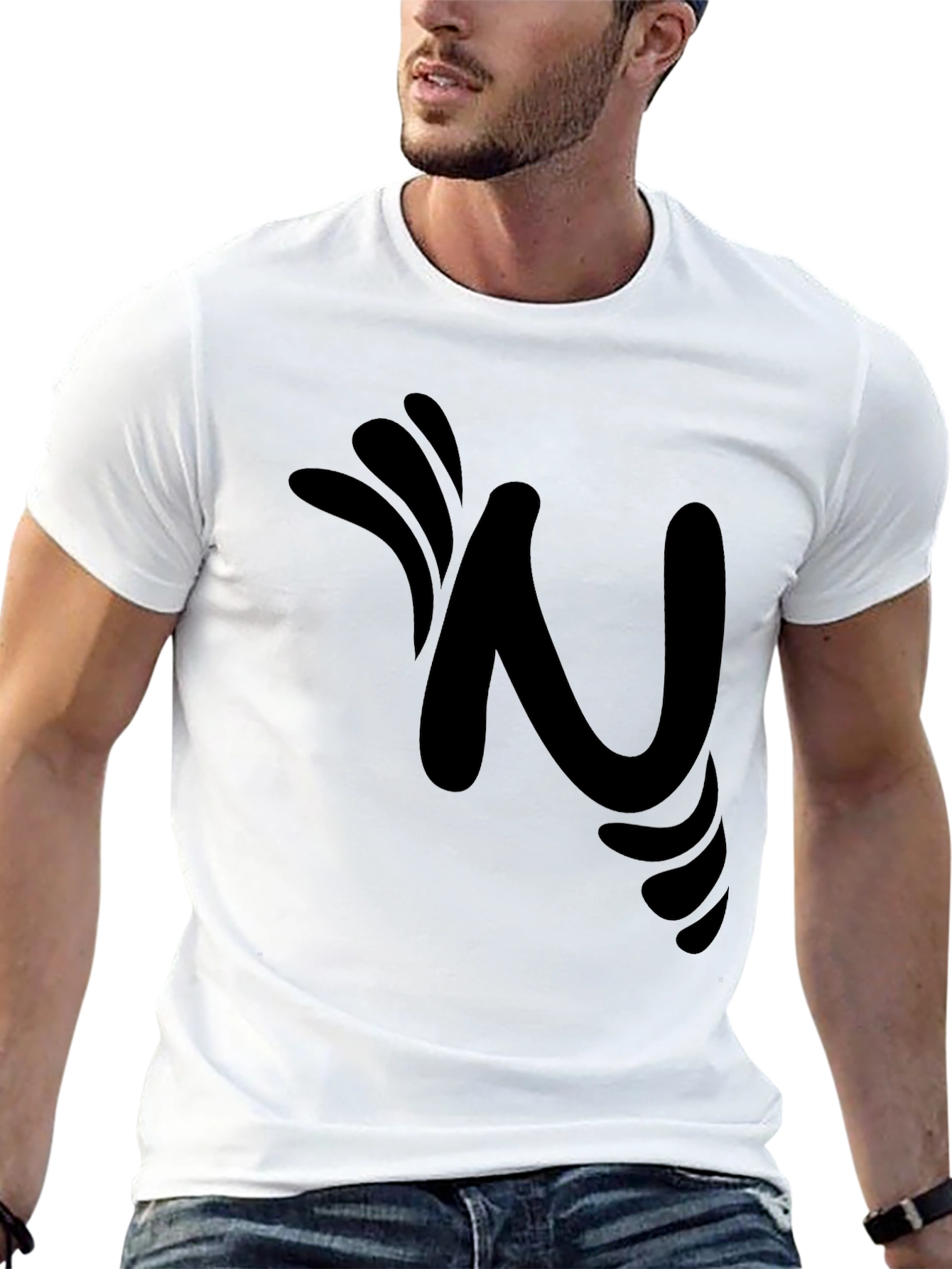 Black Graphic Tee - Stylish N Design