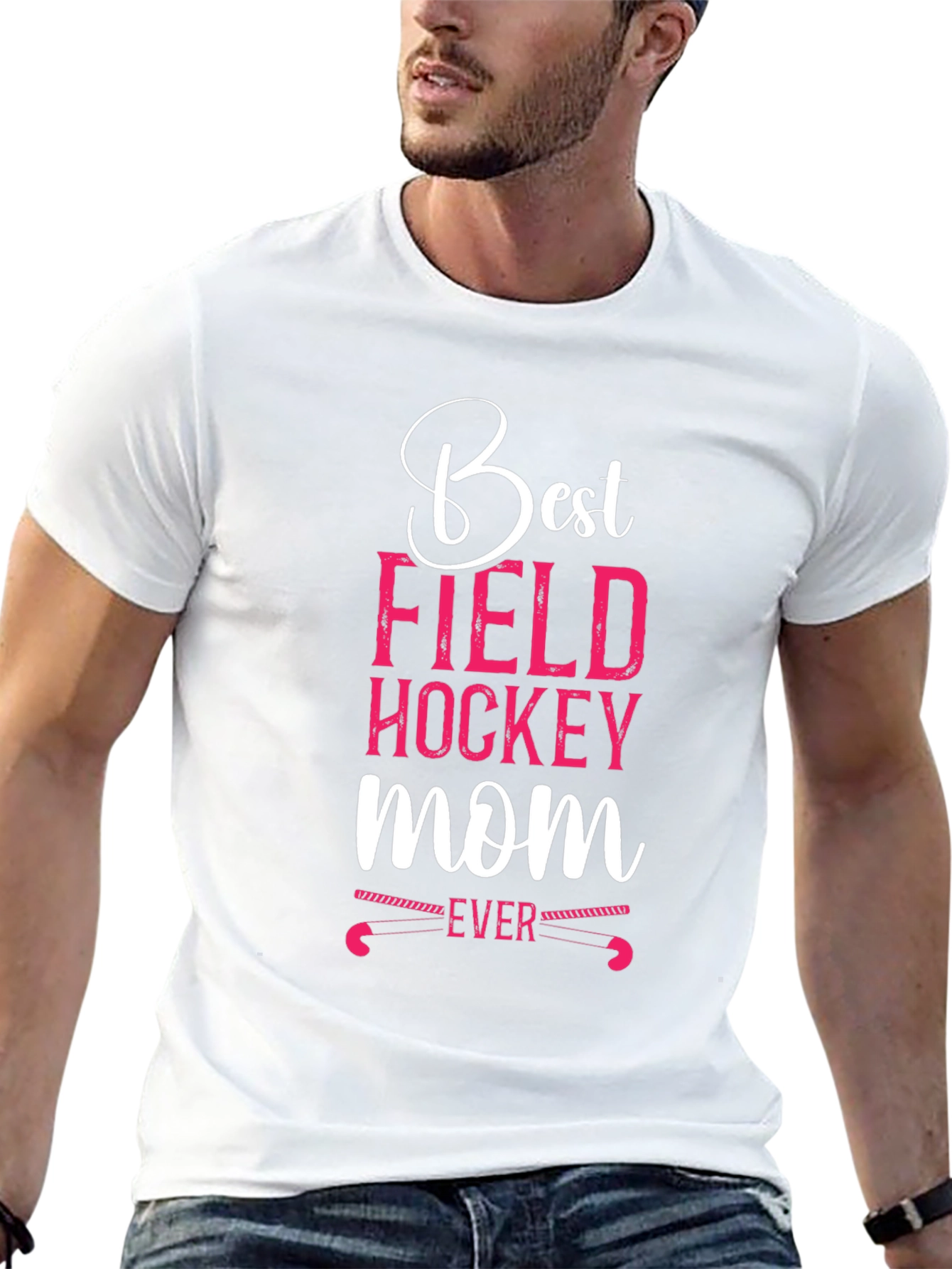 Best Field Hockey Mom Ever Graphic T-Shirt