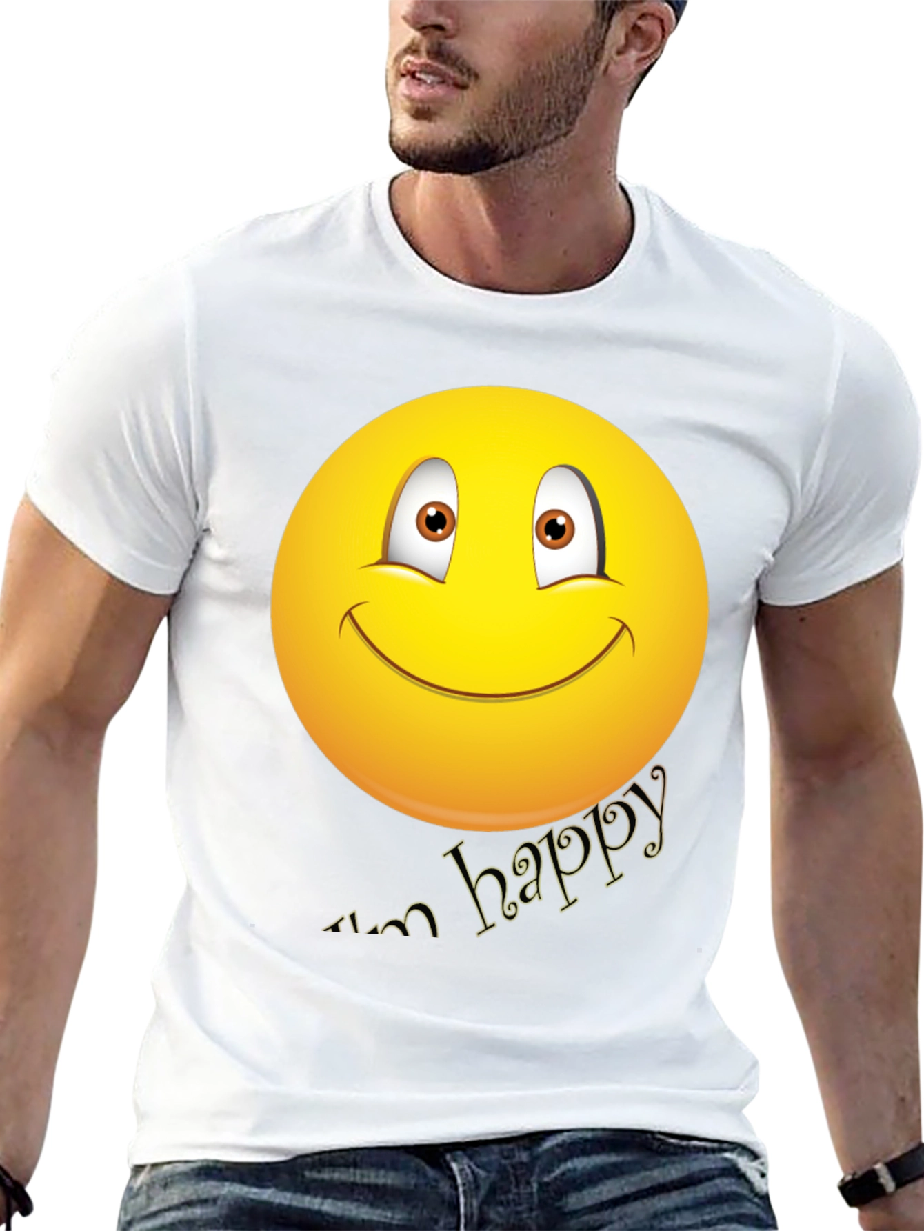 Happy Face Graphic Tee