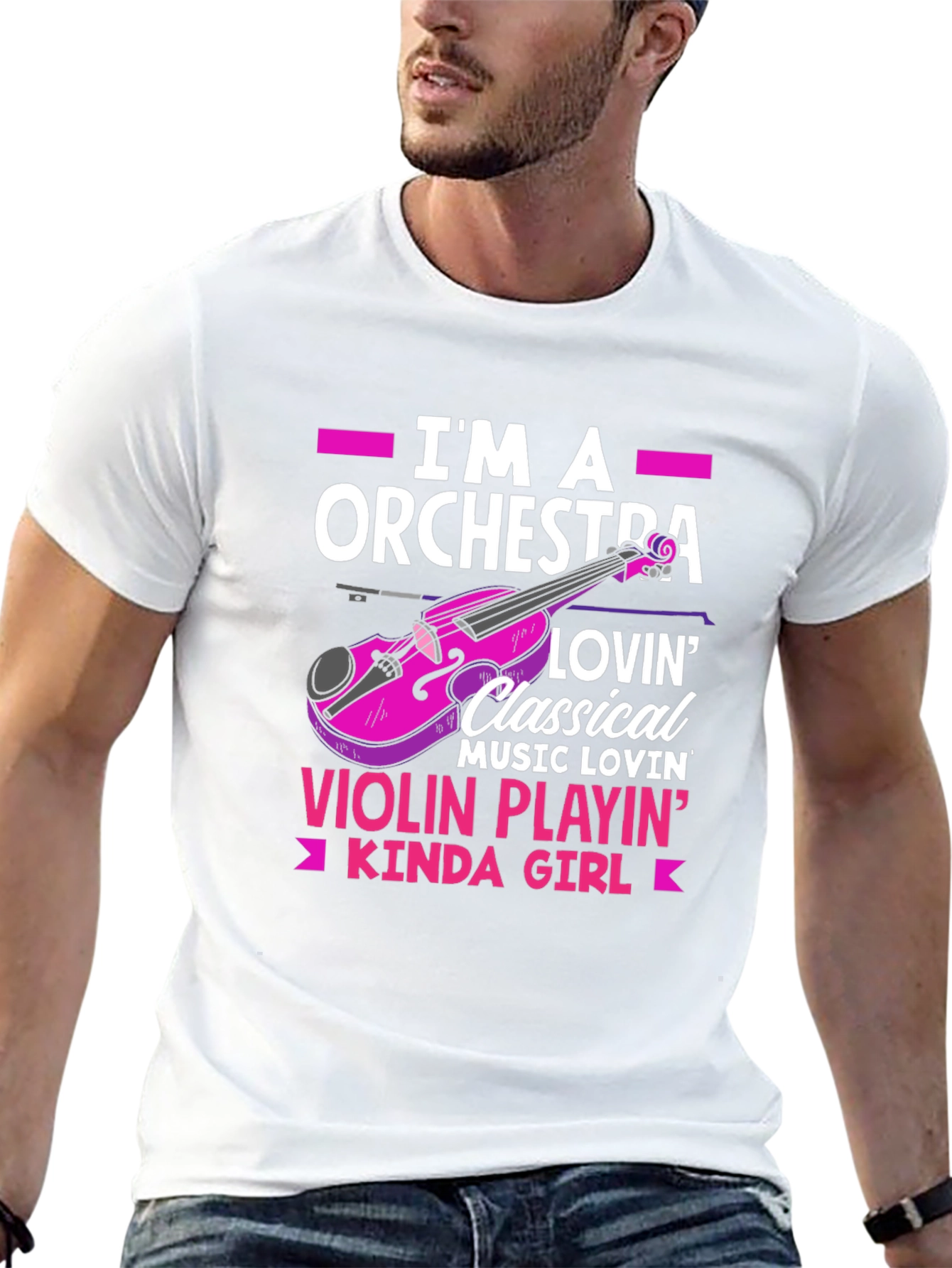 Orchestra Violin Playin Girl T-Shirt