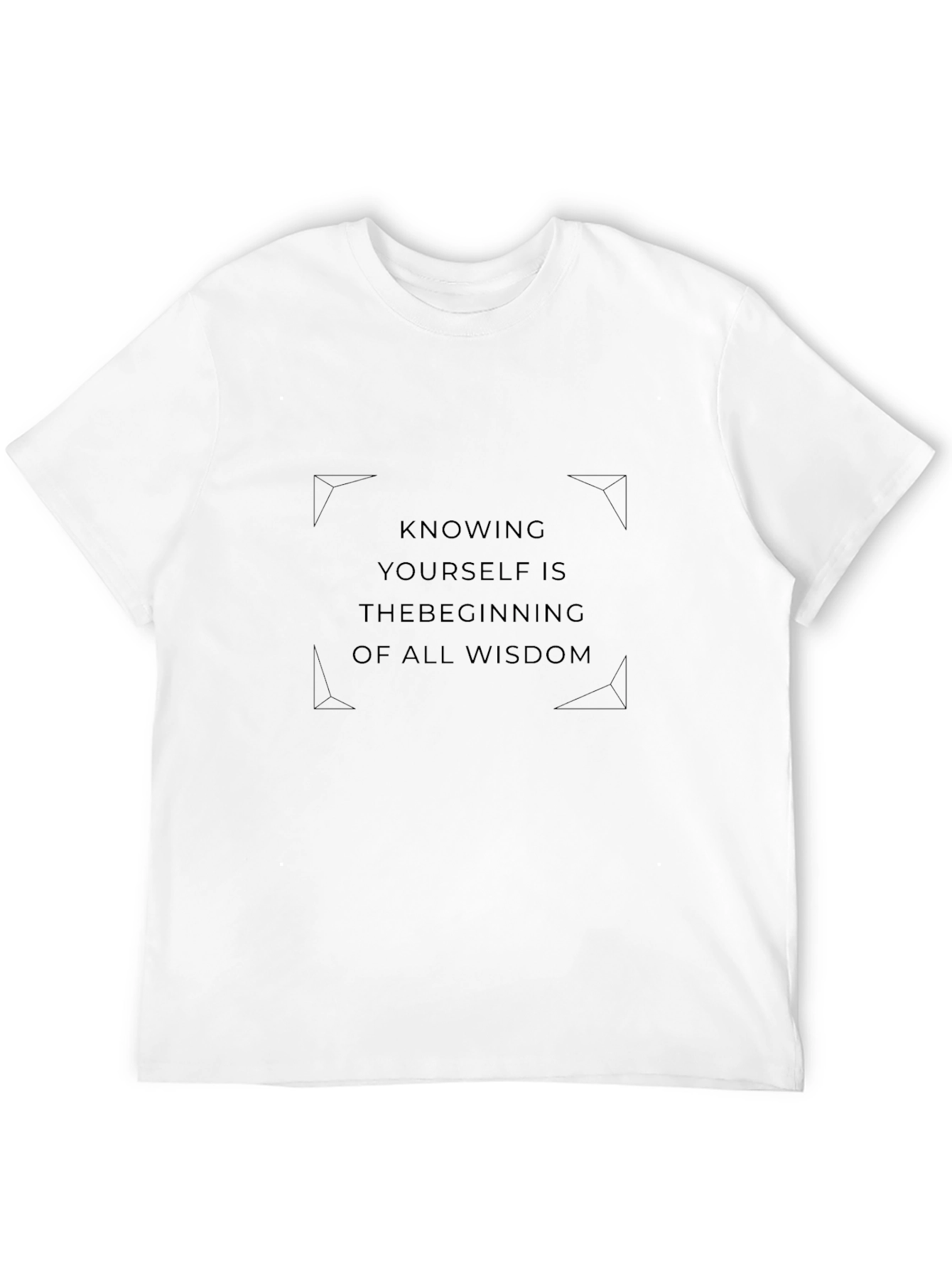 Knowing Yourself Black Graphic Tee