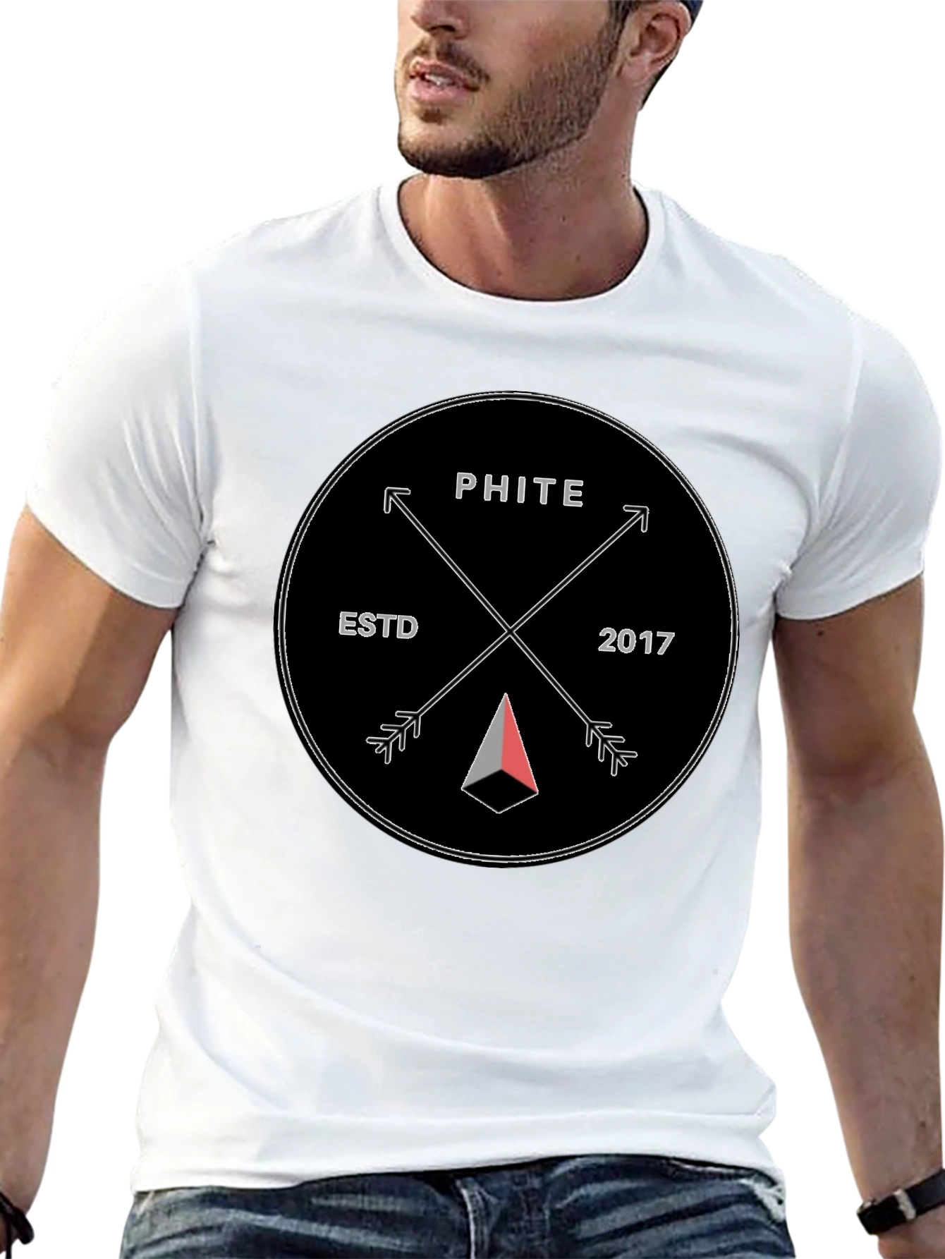 PHITE ESTD 2017 Graphic T-Shirt - Black