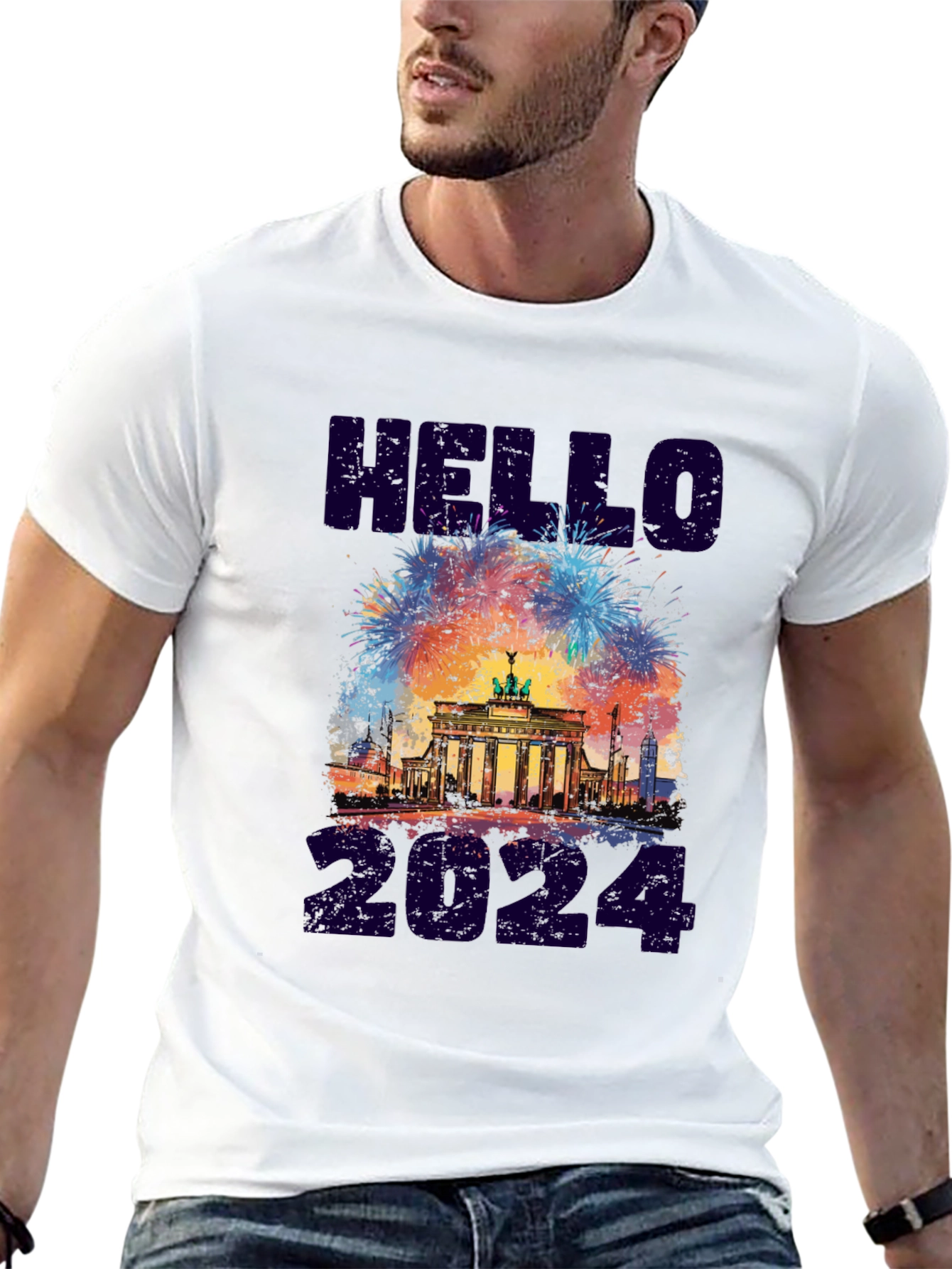 Hello 2024 Berlin Graphic T-Shirt