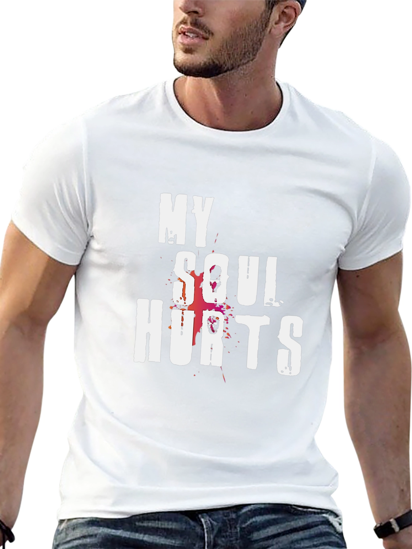My Soul Hurts Graphic T-Shirt - Black